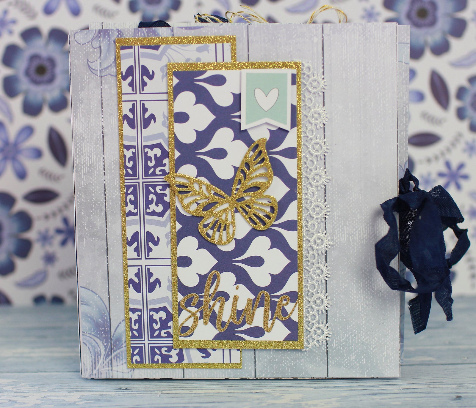 Folio & 5 Something Blue Cards - Alicia McNamara