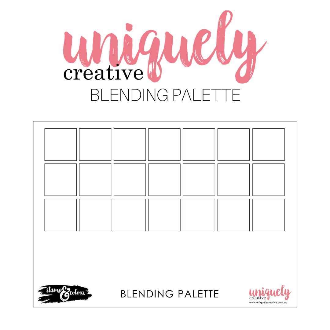 Watercolour Blending Card Template