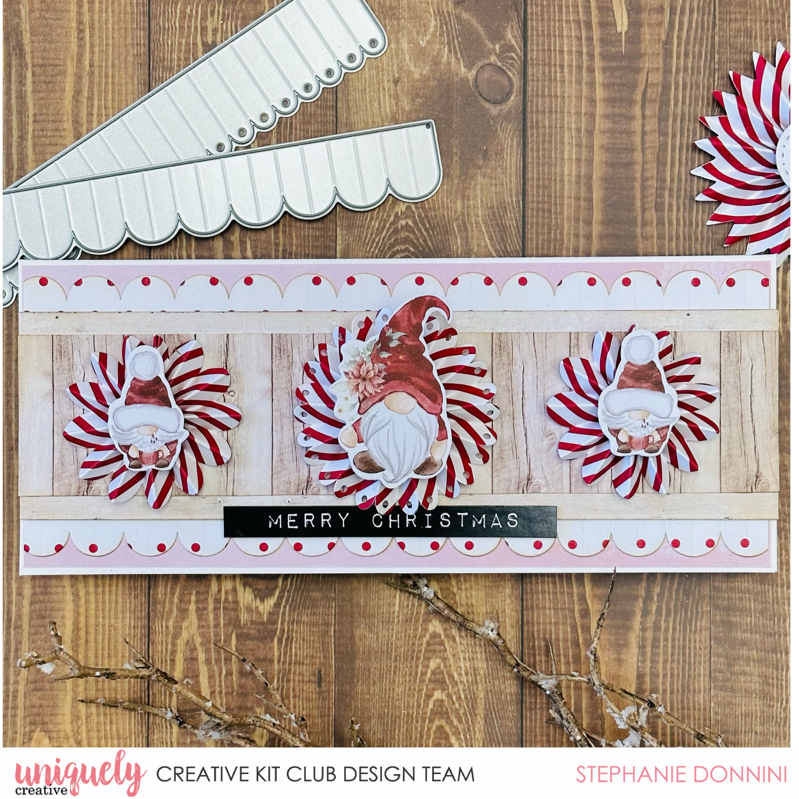 Merry Christmas Slimline - Stephanie Donnini