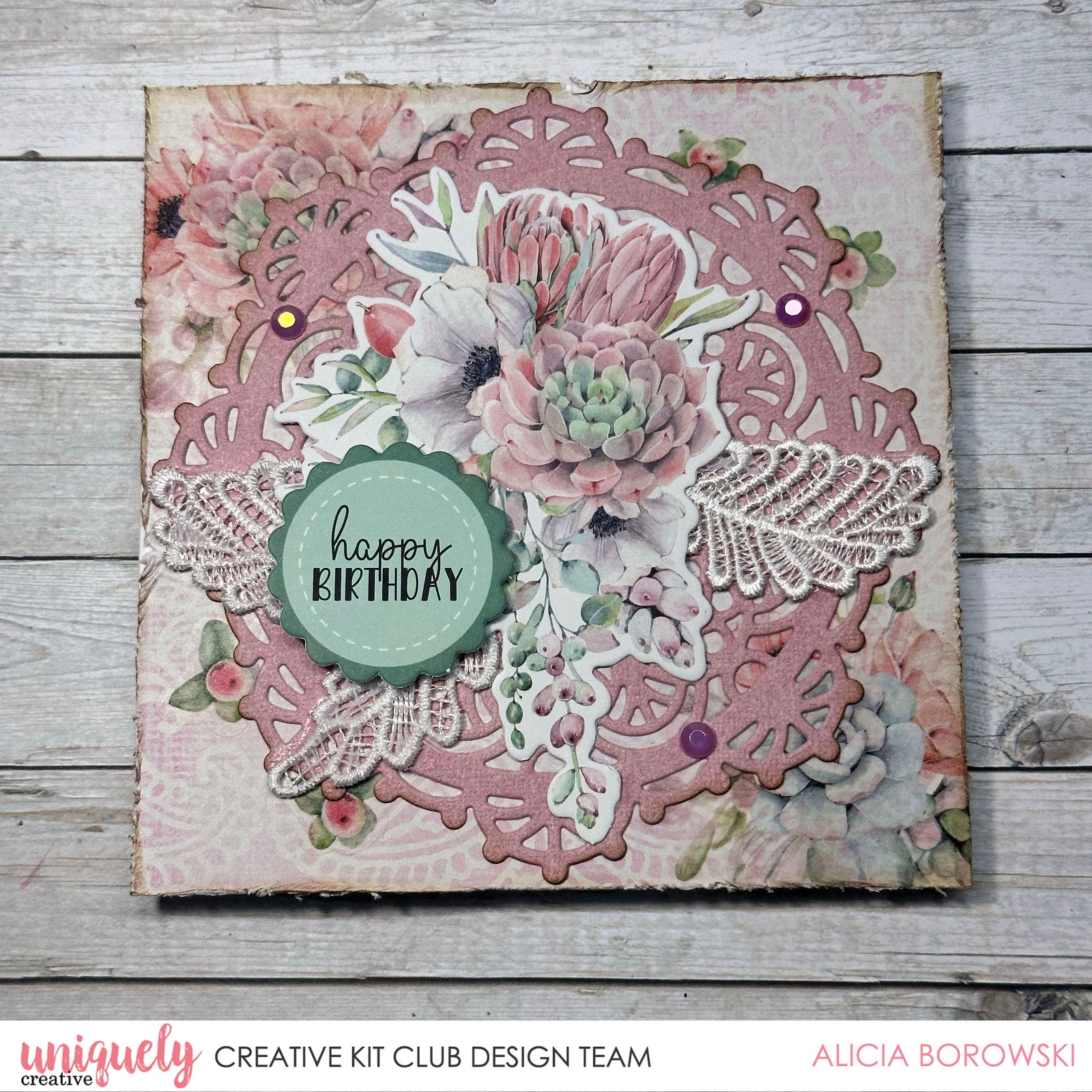 Happy Birthday Tutorial + Bonus - Alicia Borowski