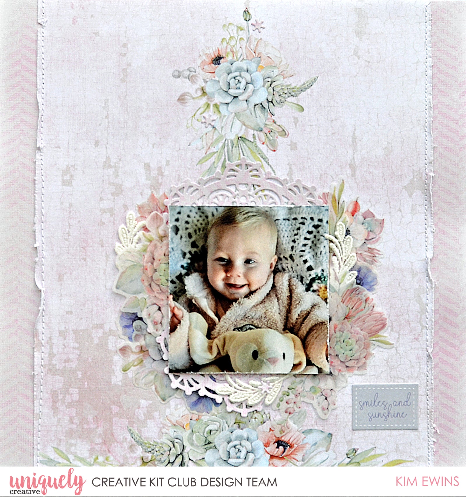 Smiles & Sunshine Tutorial - Kim Ewins