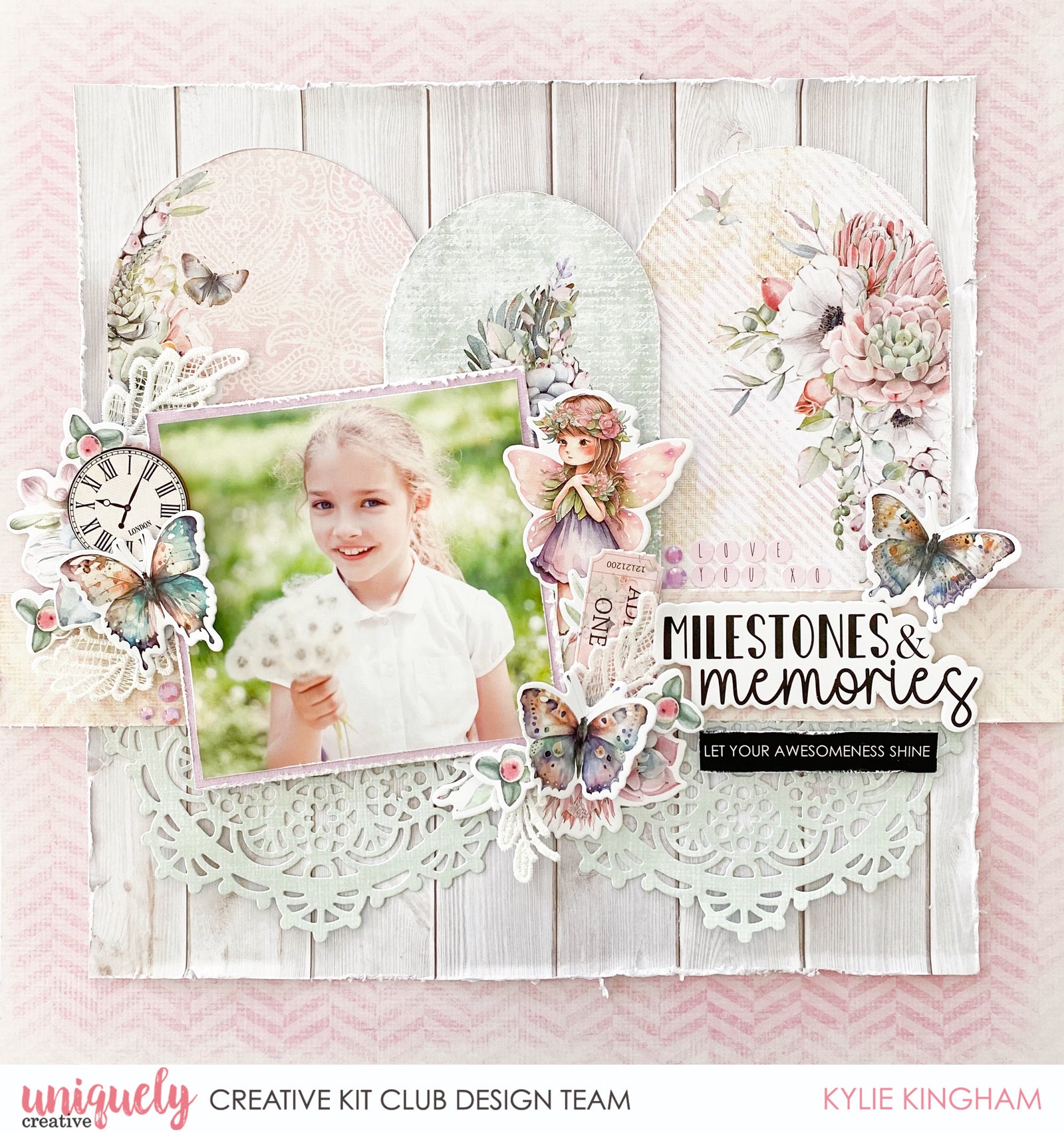 Milestones & Memories Tutorial - Kylie Kingham