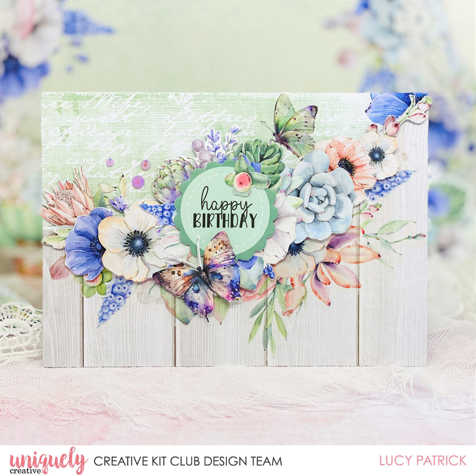 Sweet Birthday Card - Lucy Patrick