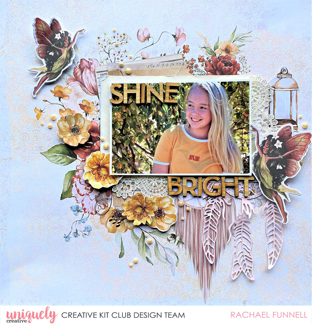 Shine Bright Tutorial - Rachel Funnell