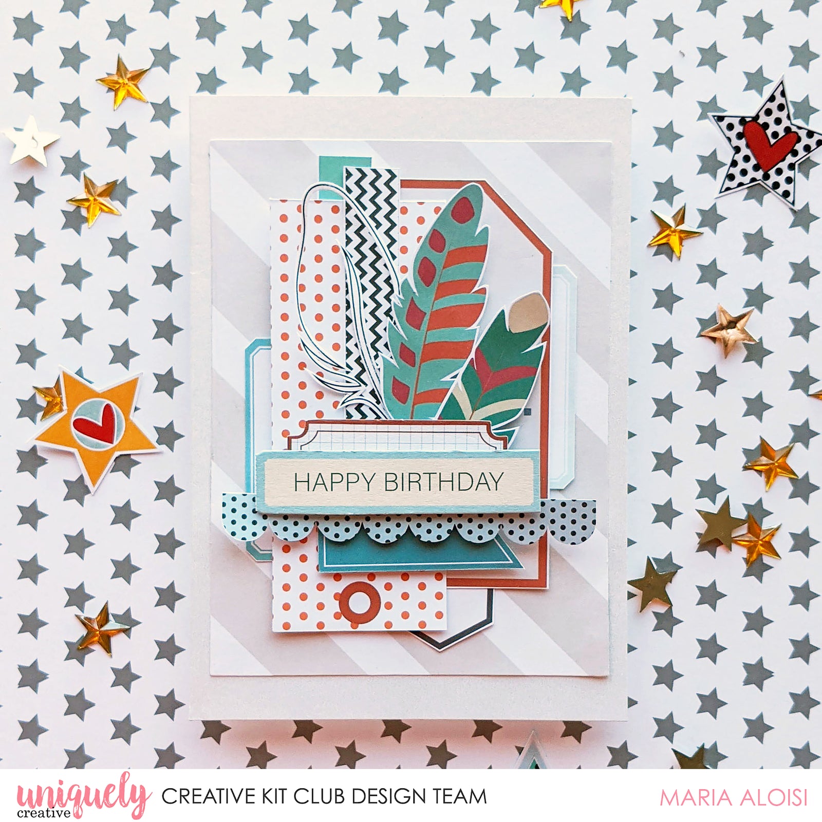 Happy Birthday Card Tutorial - Maria Aloisi