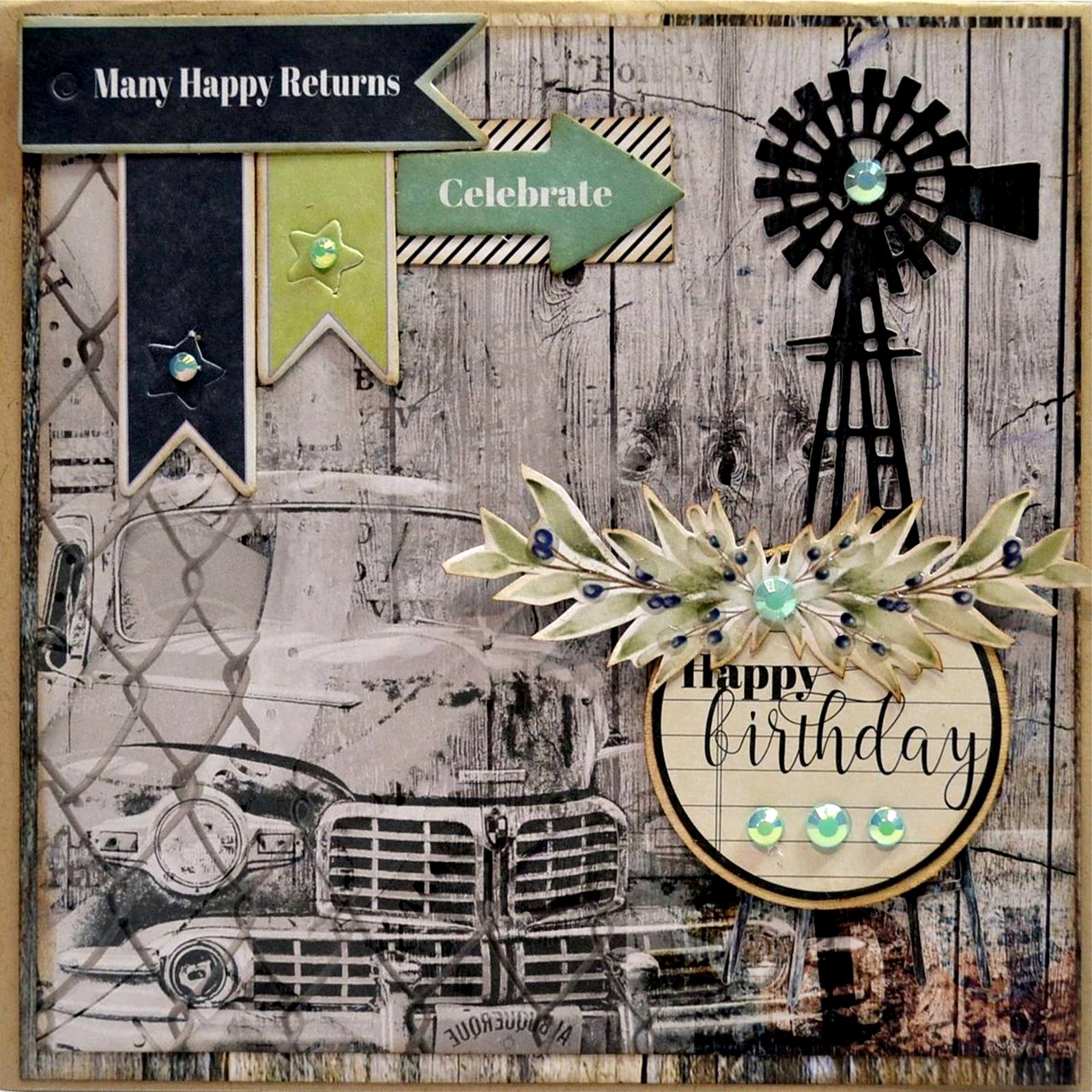 Country Roads Birthday Cards - Candy Chelepy