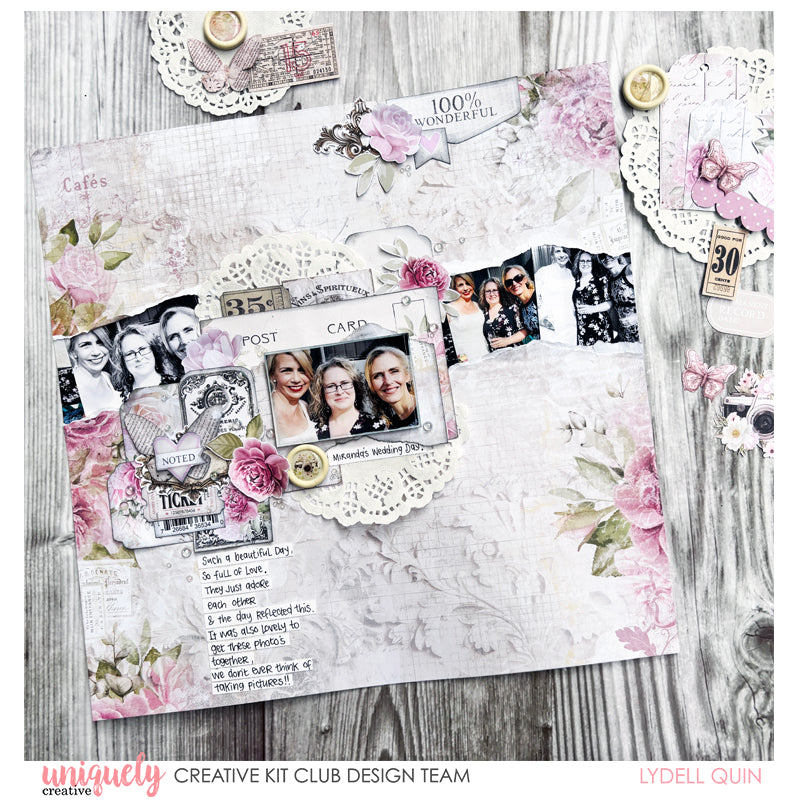 WEDDING LAYOUT TUTORIAL - LYDELL QUIN