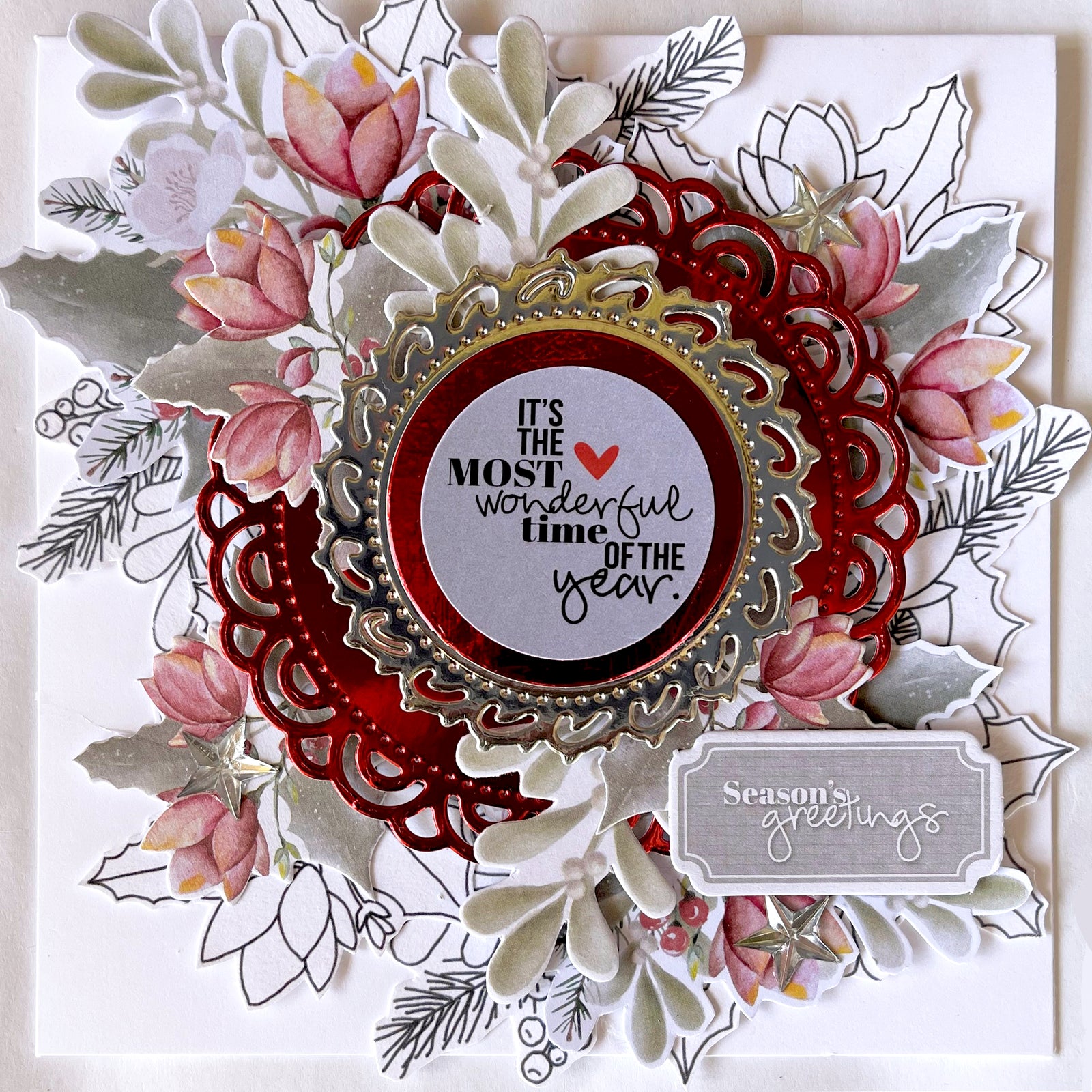 Seasons Greetings Tutorial - Candy Chelepy