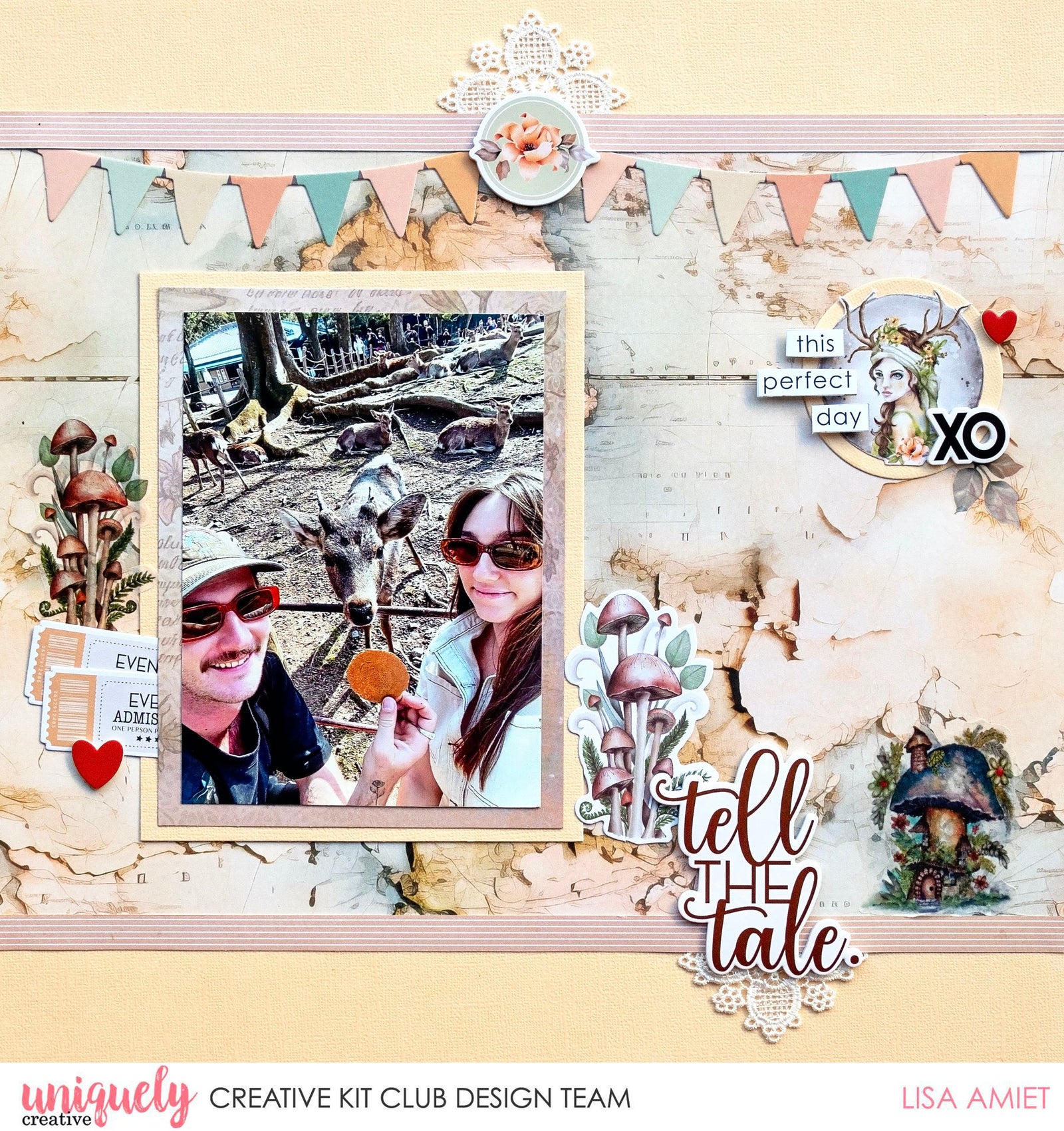 TELL THE TALE LAYOUT - LISA AMIET