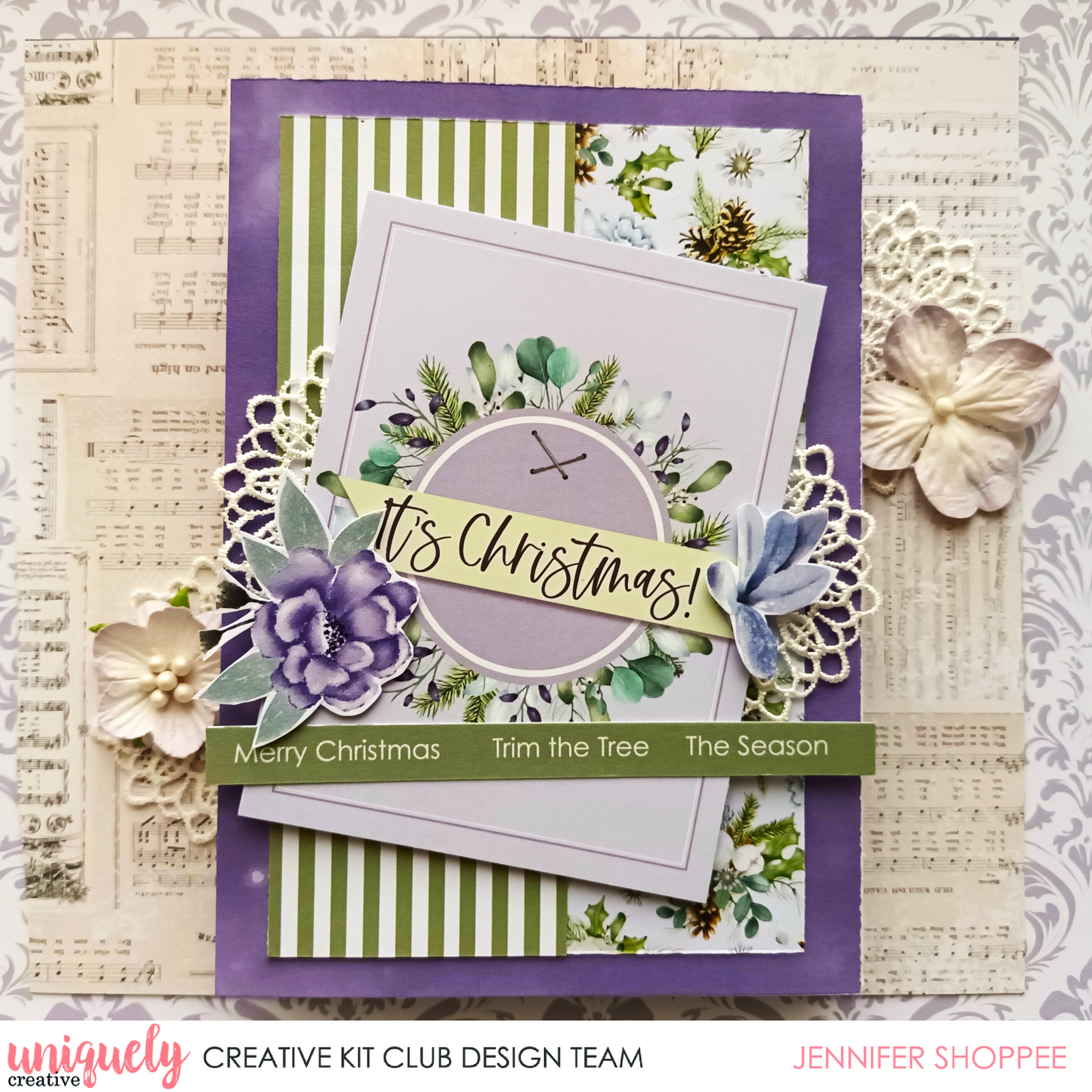 Holiday Spirit Card Inspiration - Jennifer Shoppee