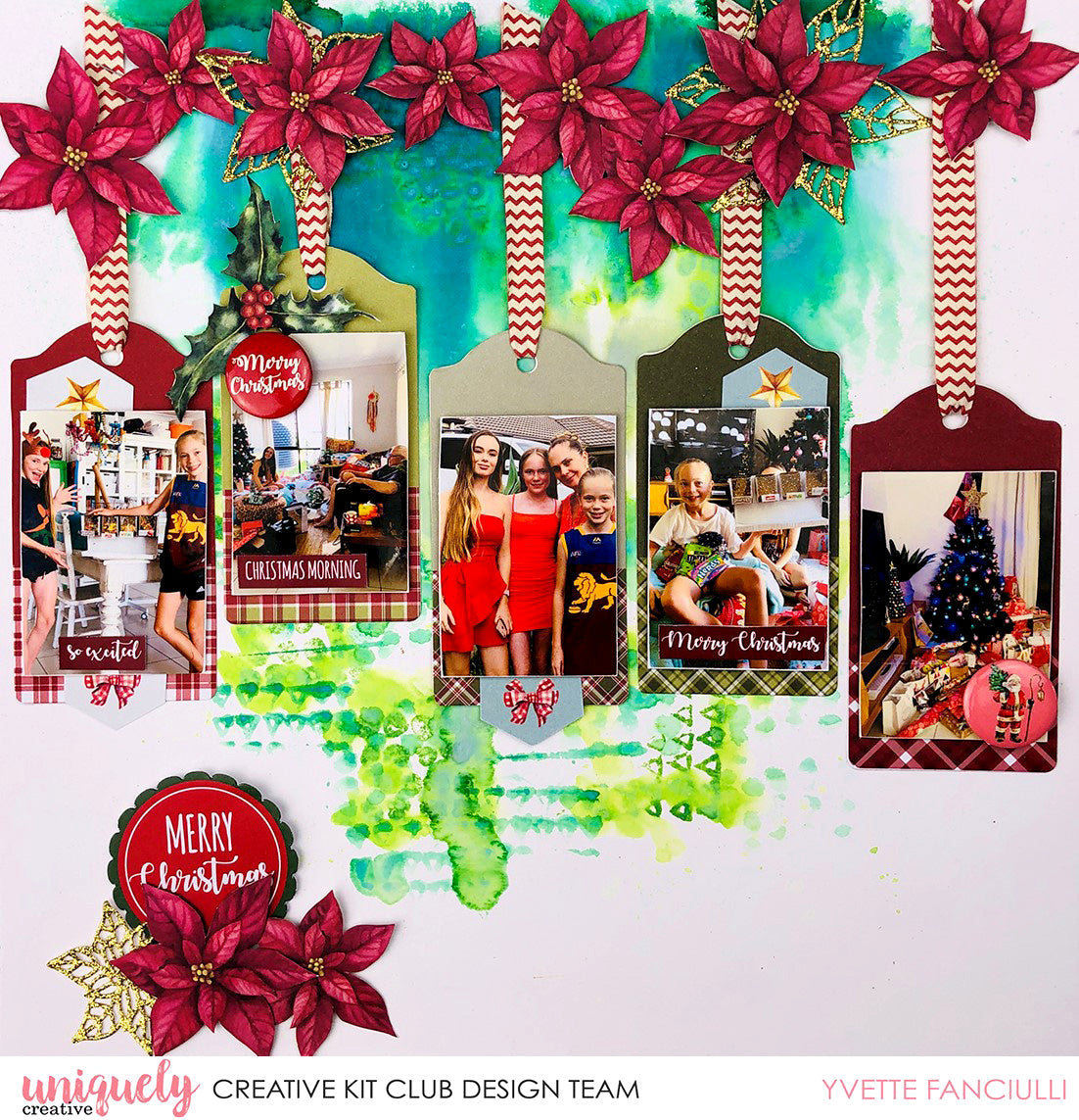 Christmas Tag Layout - Yvette Fanciulli