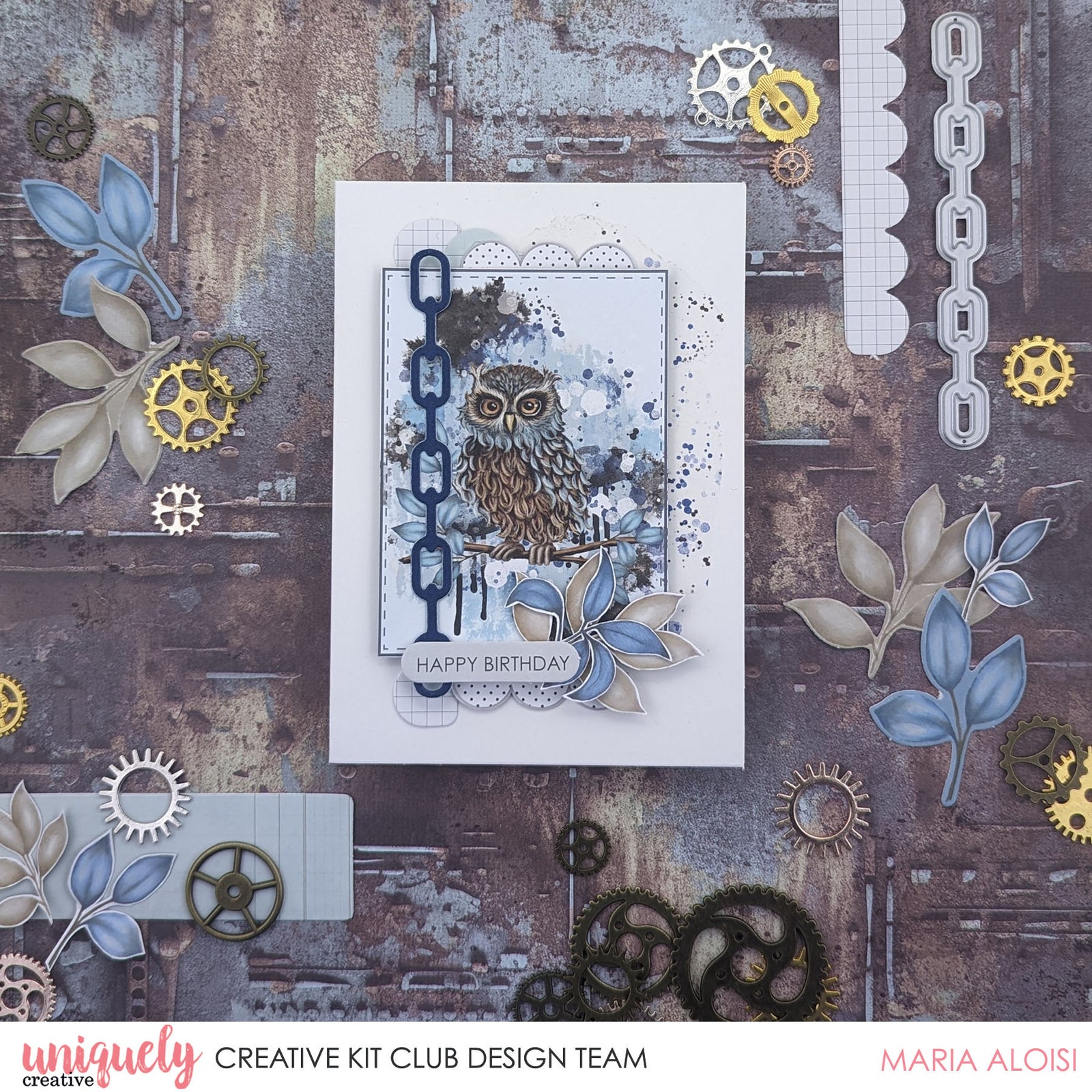 Owl Birthday Card - Maria Aloisi