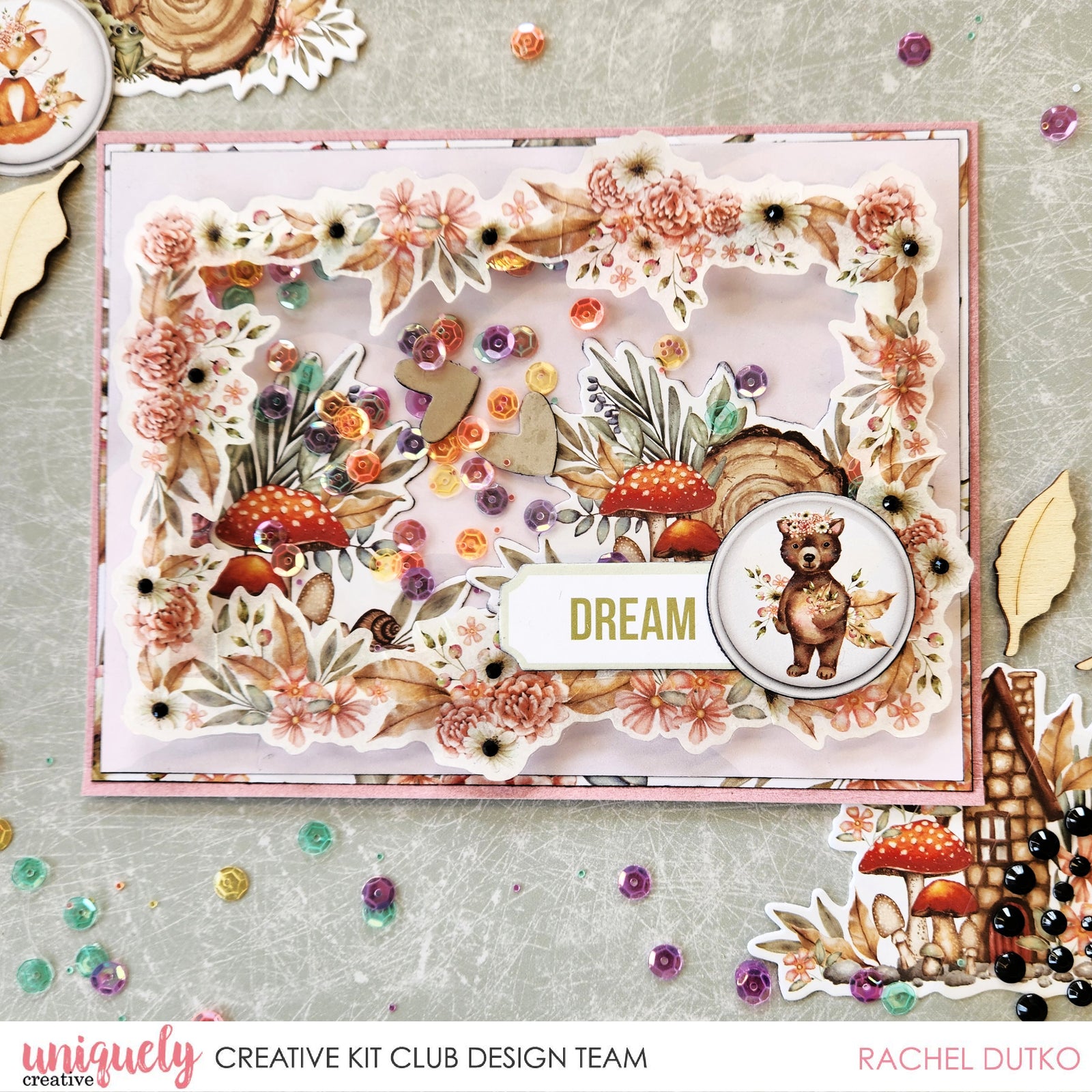 Dream Shaker Card - Rachel Dutko