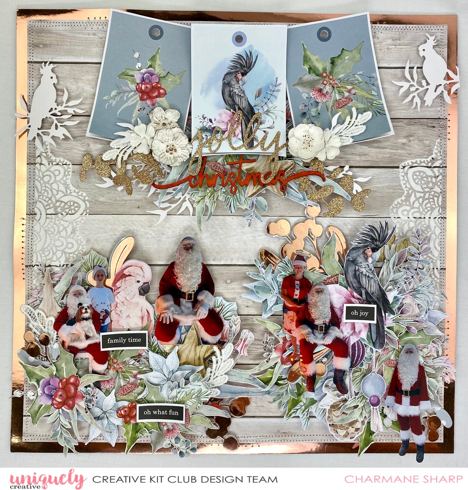 Merry & Magical Christmas Layout - Charmane Sharp