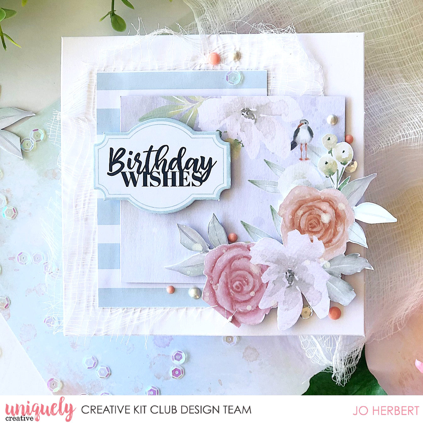 Birthday Wishes Card - Jo Herbert