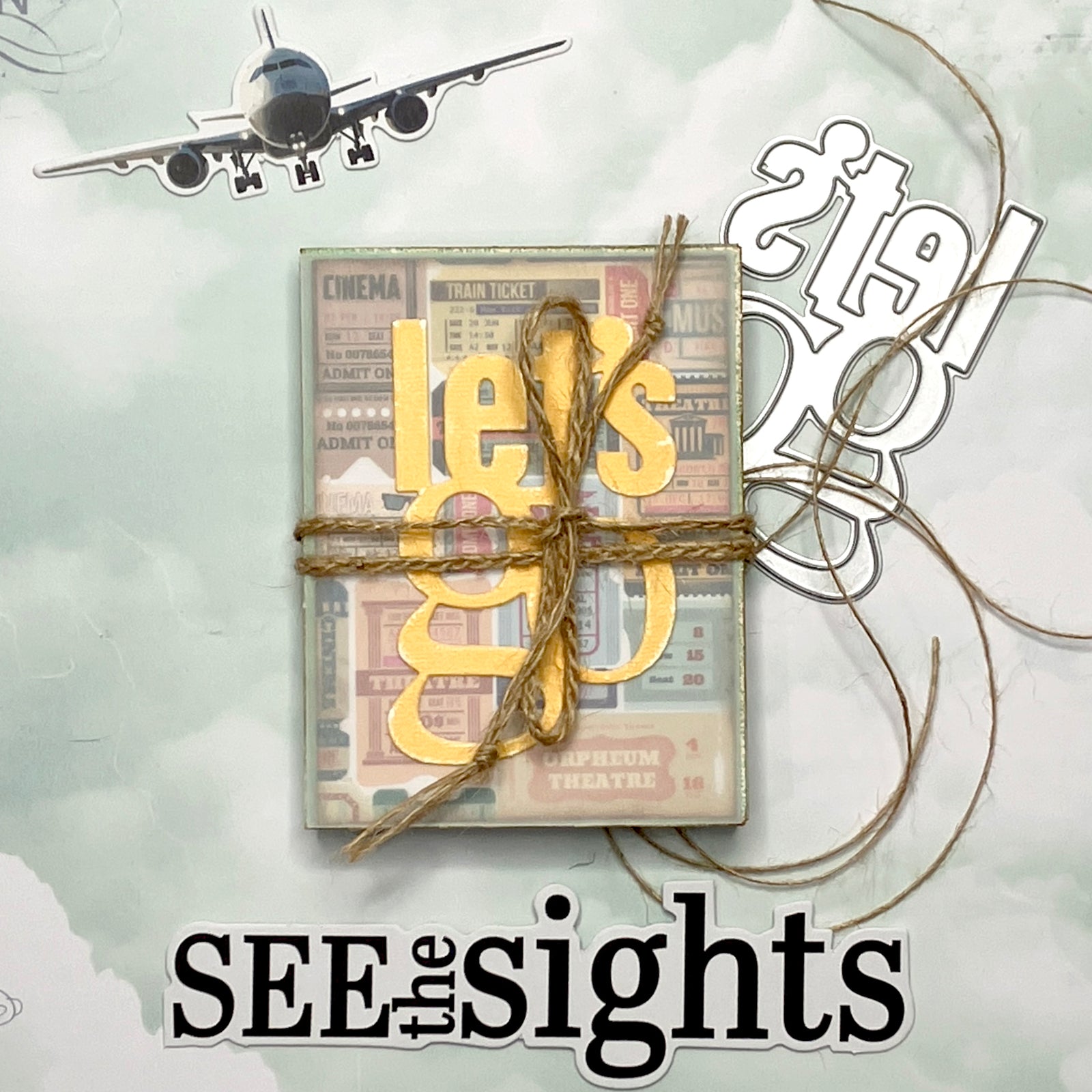 Let's Go Concertina Card - Ngaire Ashdown