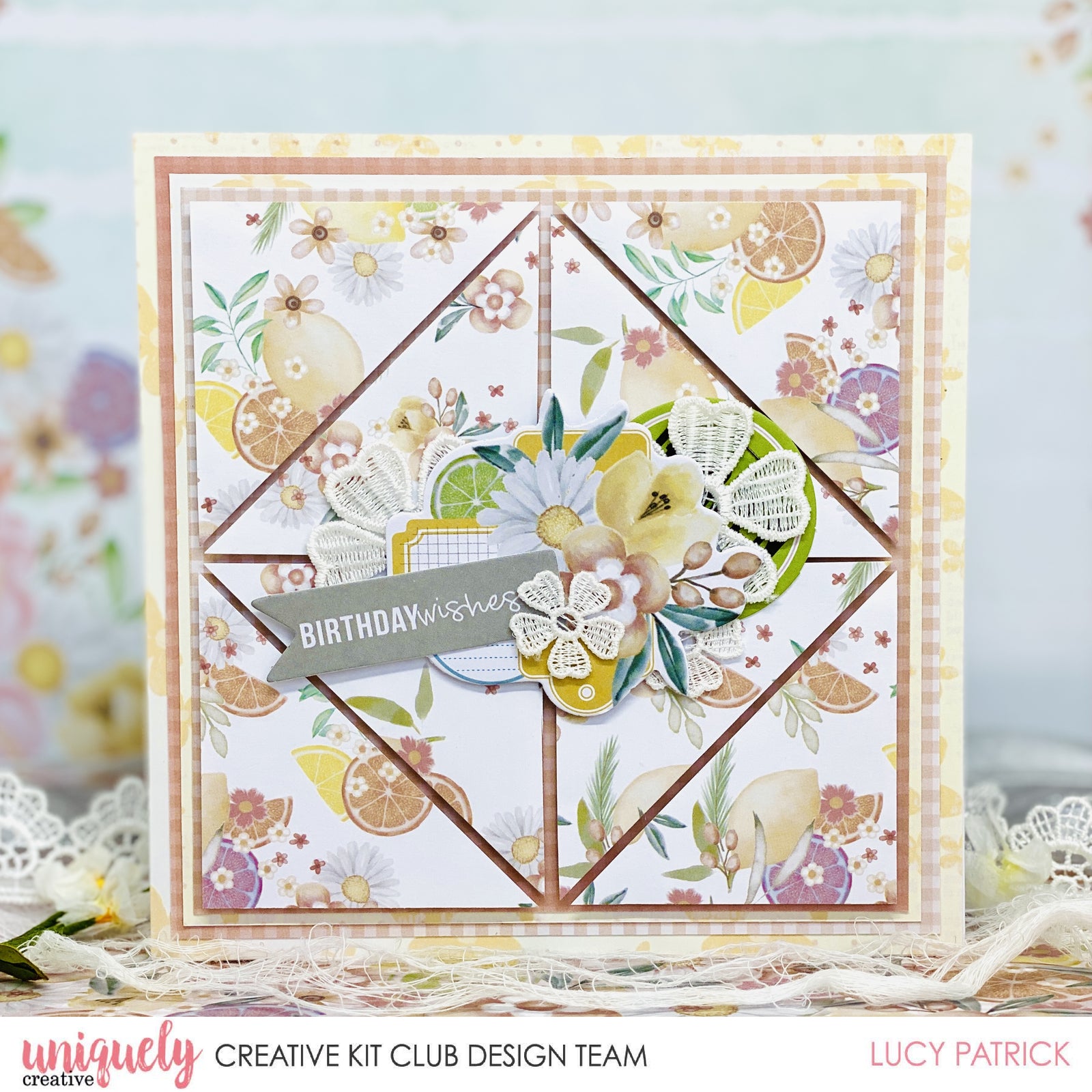 Birthday Wishes Tutorial - Lucy Patrick