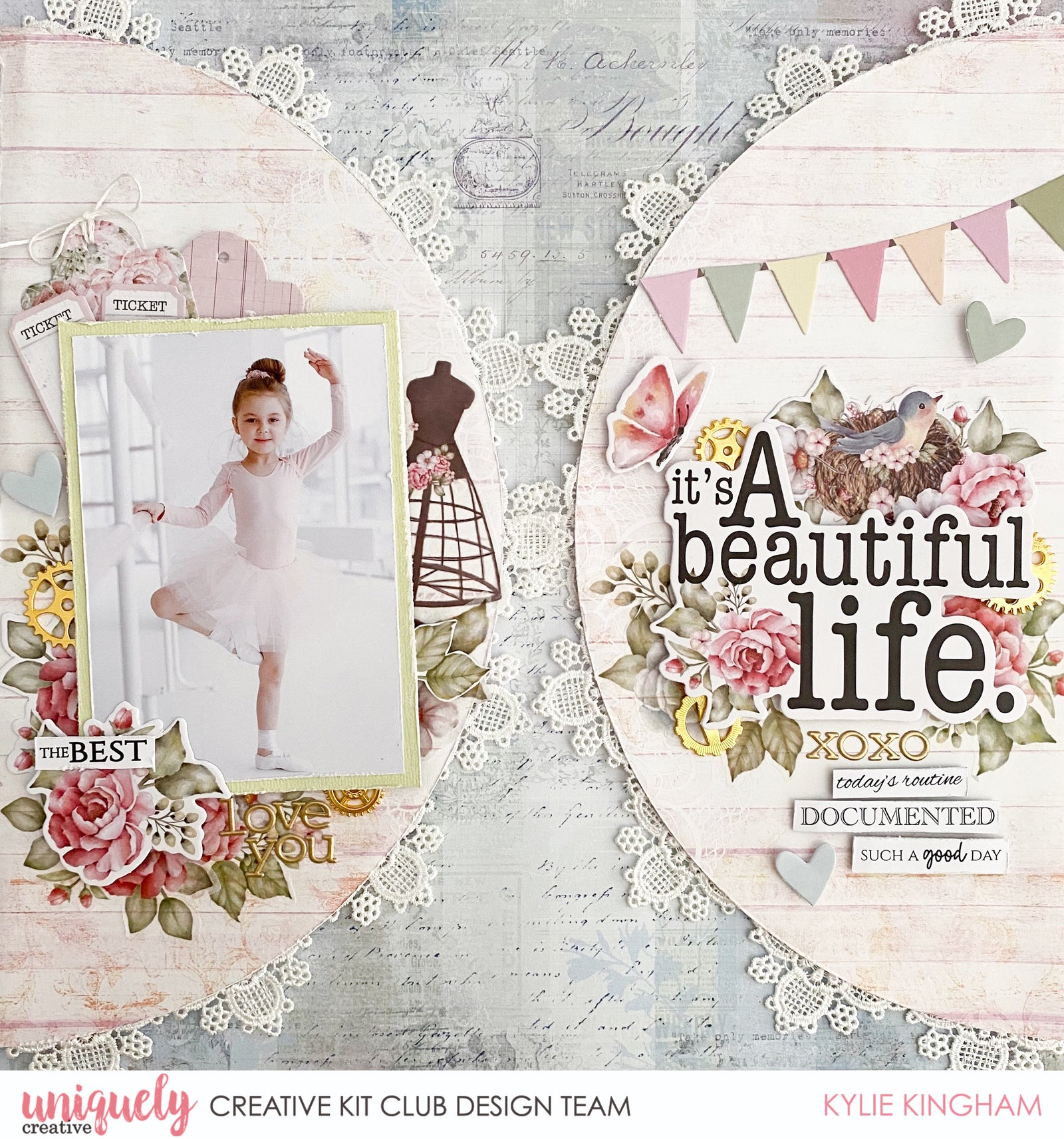 A Beautiful Life Tutorial - Kylie Kingham