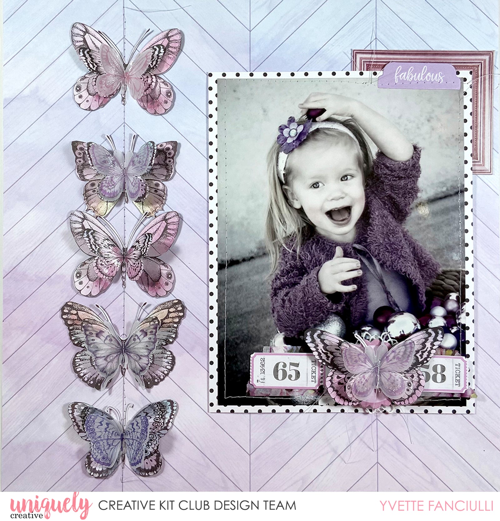 Butterfly Layout & Bonus Layout - Yvette Fanciulli