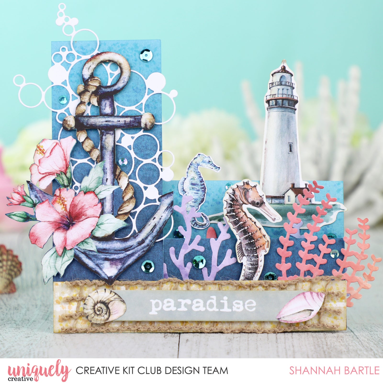 Tropical Dreams Step Card - Shannah Bartle