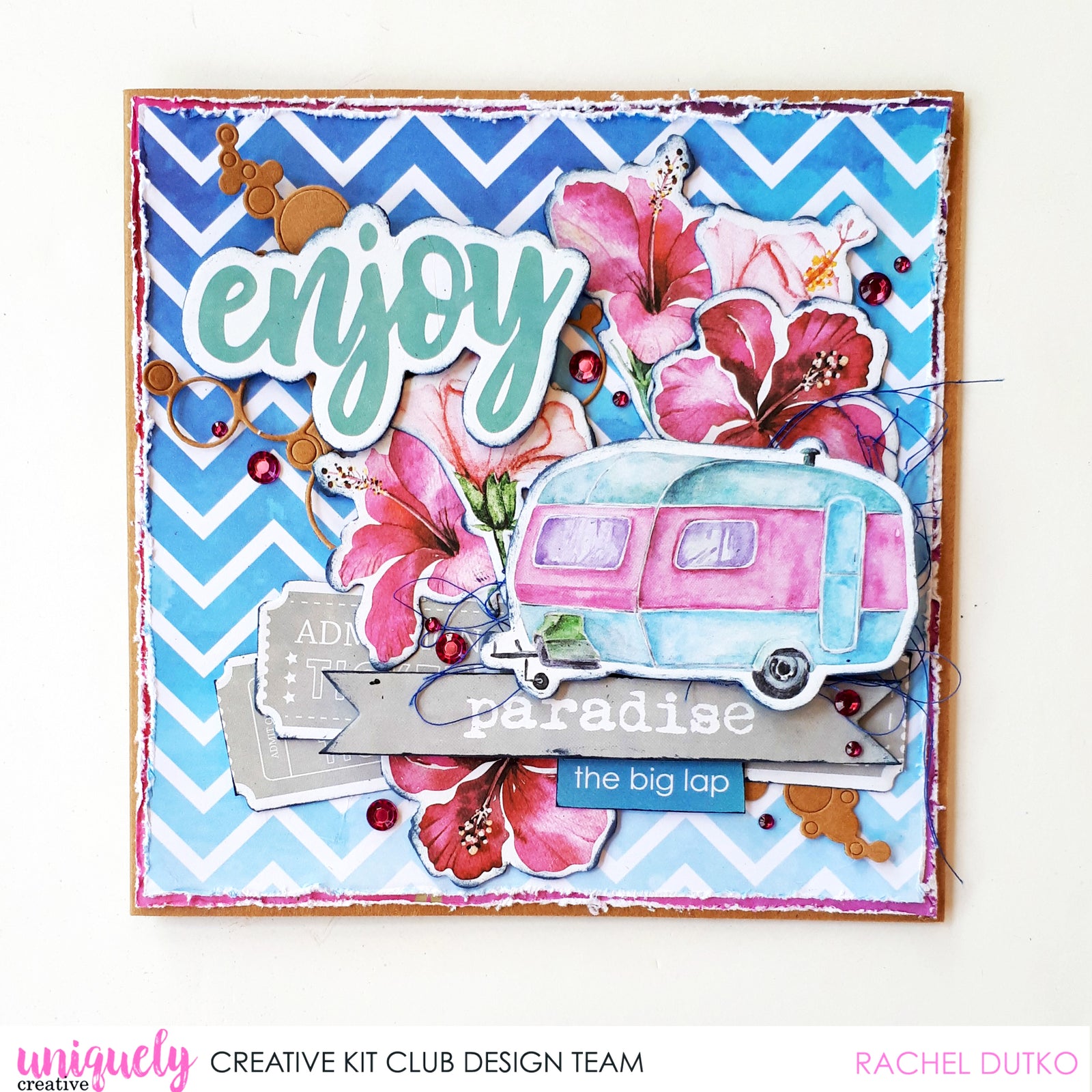 Enjoy Paradise Card - Rachel Dutko