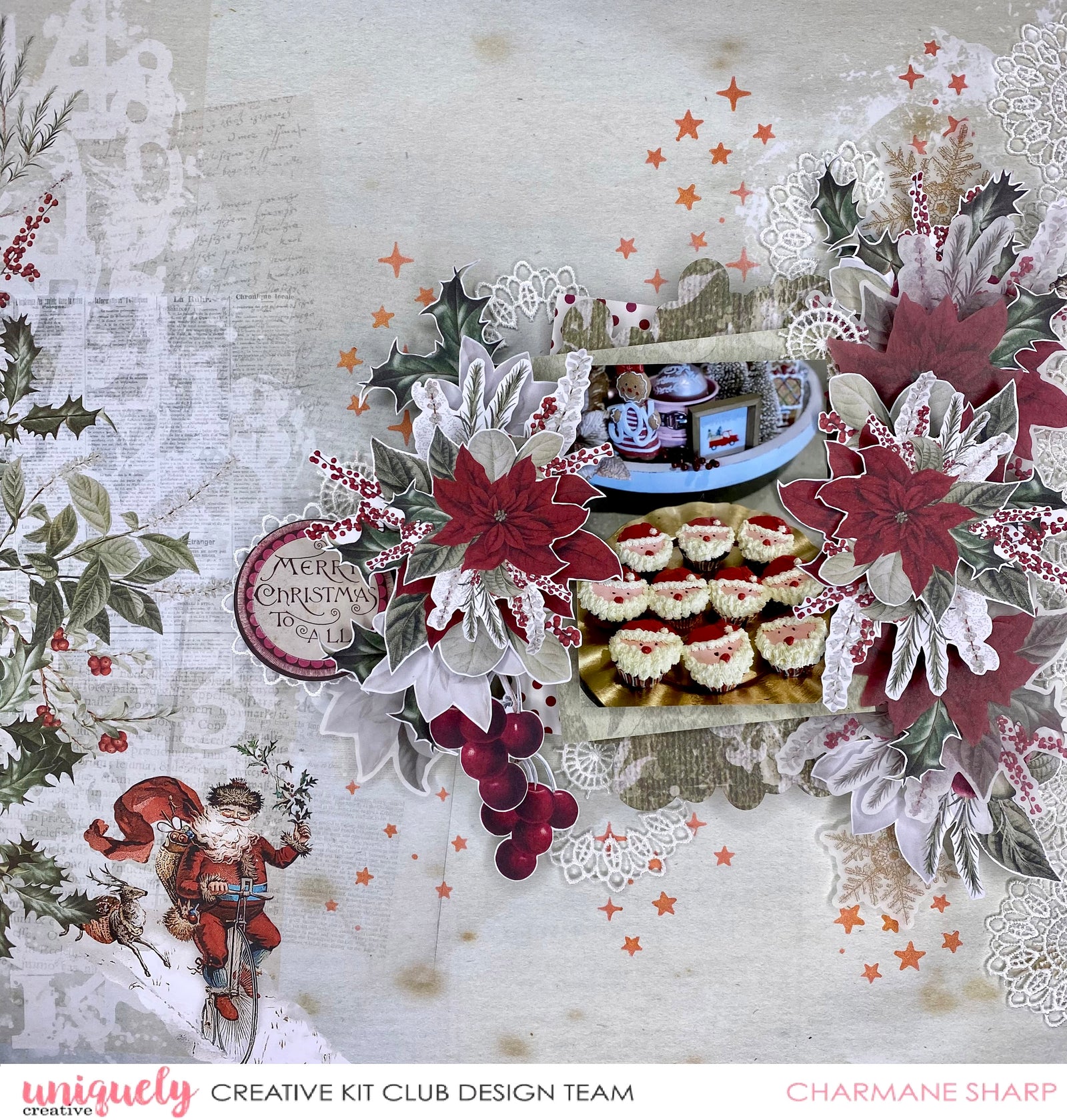 Merry Christmas To All Tutorial - Charmane Sharp