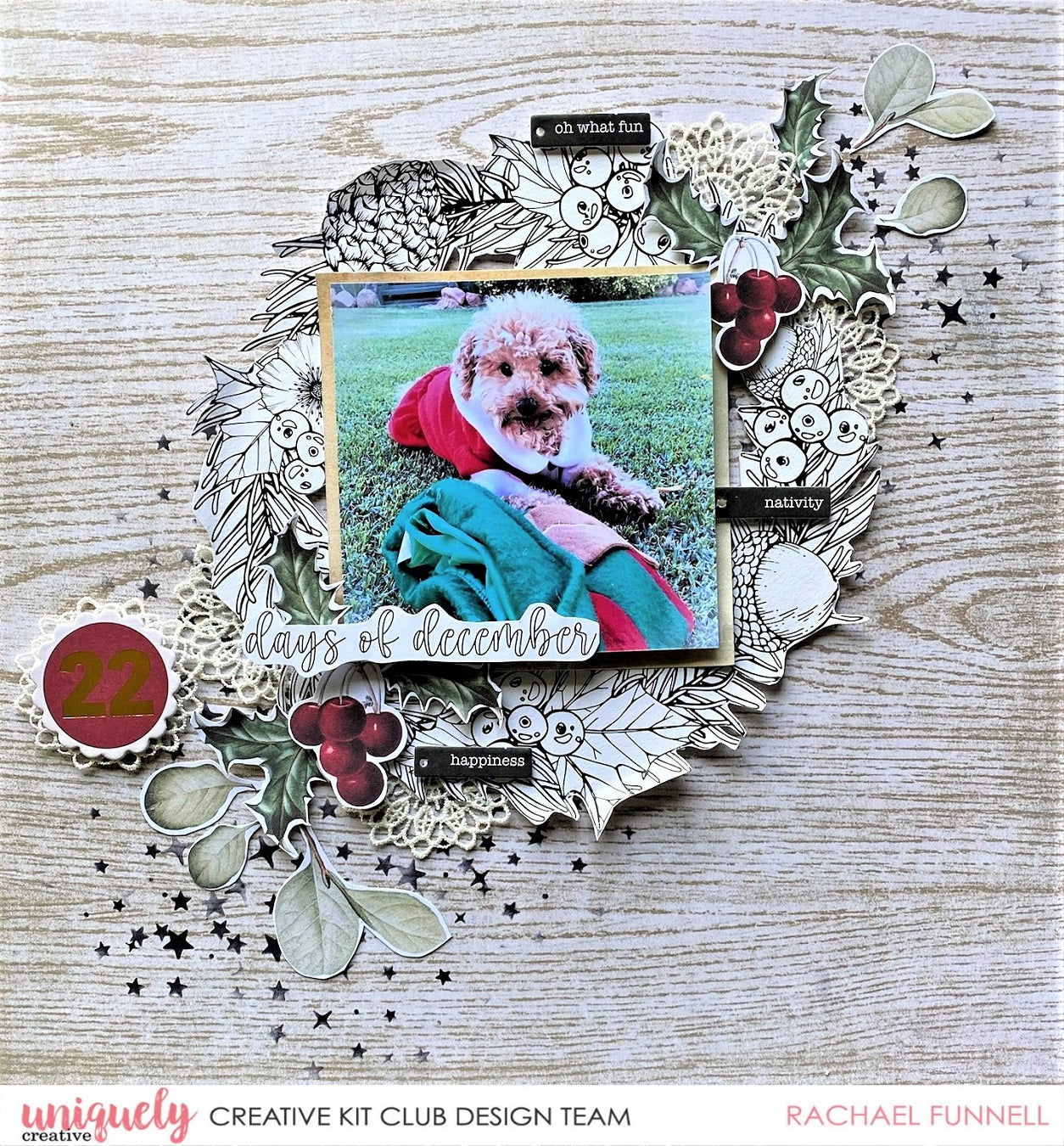 Days Of December Tutorial - Rachael Funnell