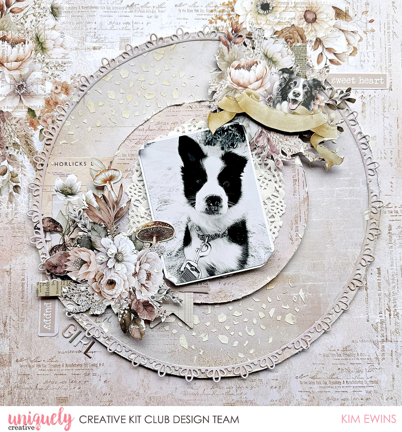PUPPY LAYOUT - KIM EWINS