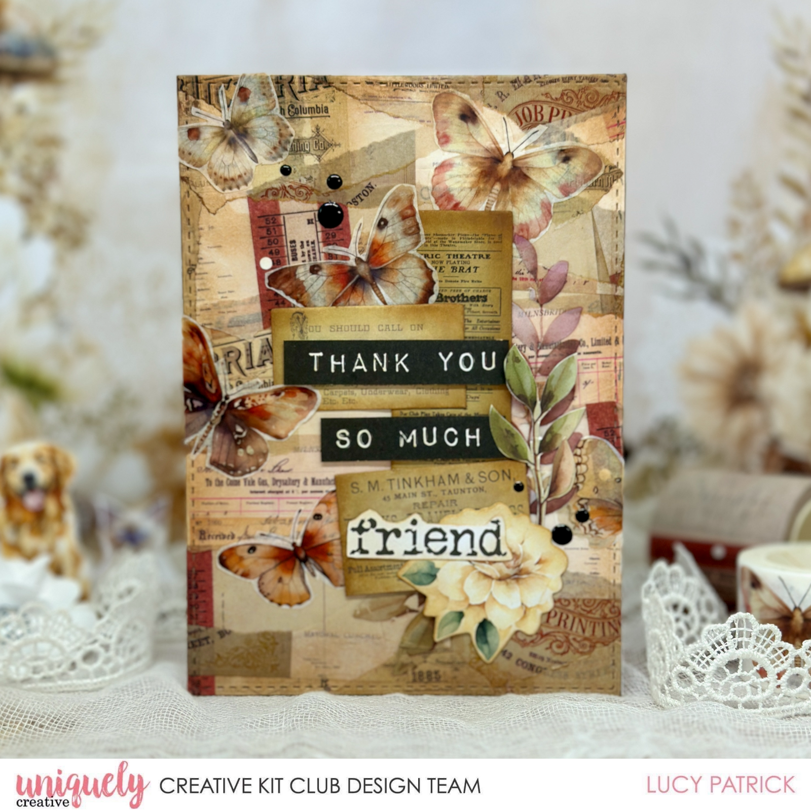 THANK YOU FRIEND CARD - LUCY PATRICK