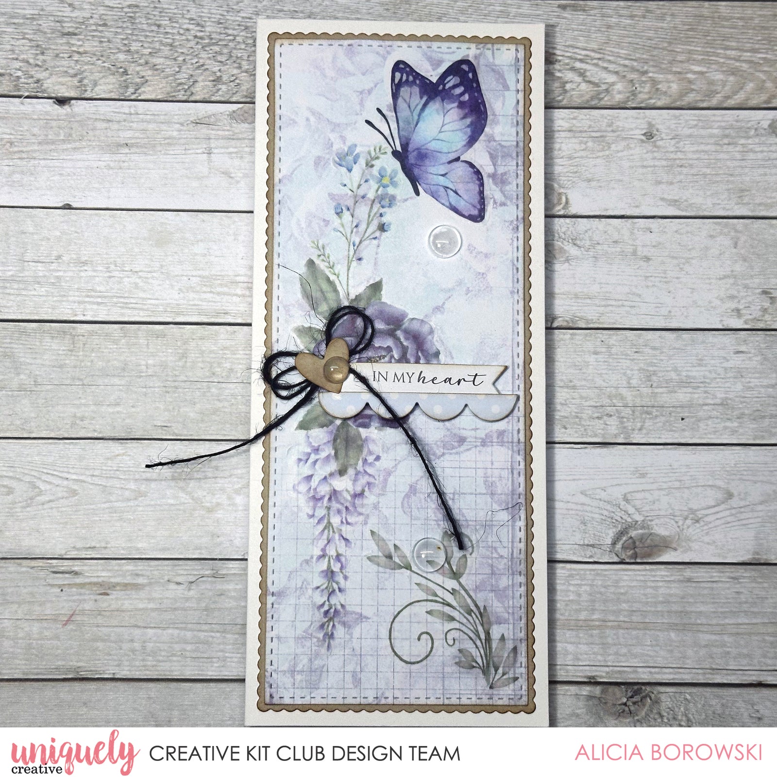 In My Heart Card - Alicia Borowski