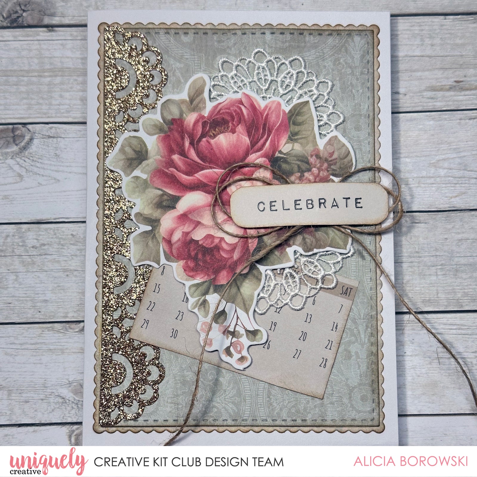 CELEBRATE CARD + BONUS CARD - ALICIA BOROWSKI