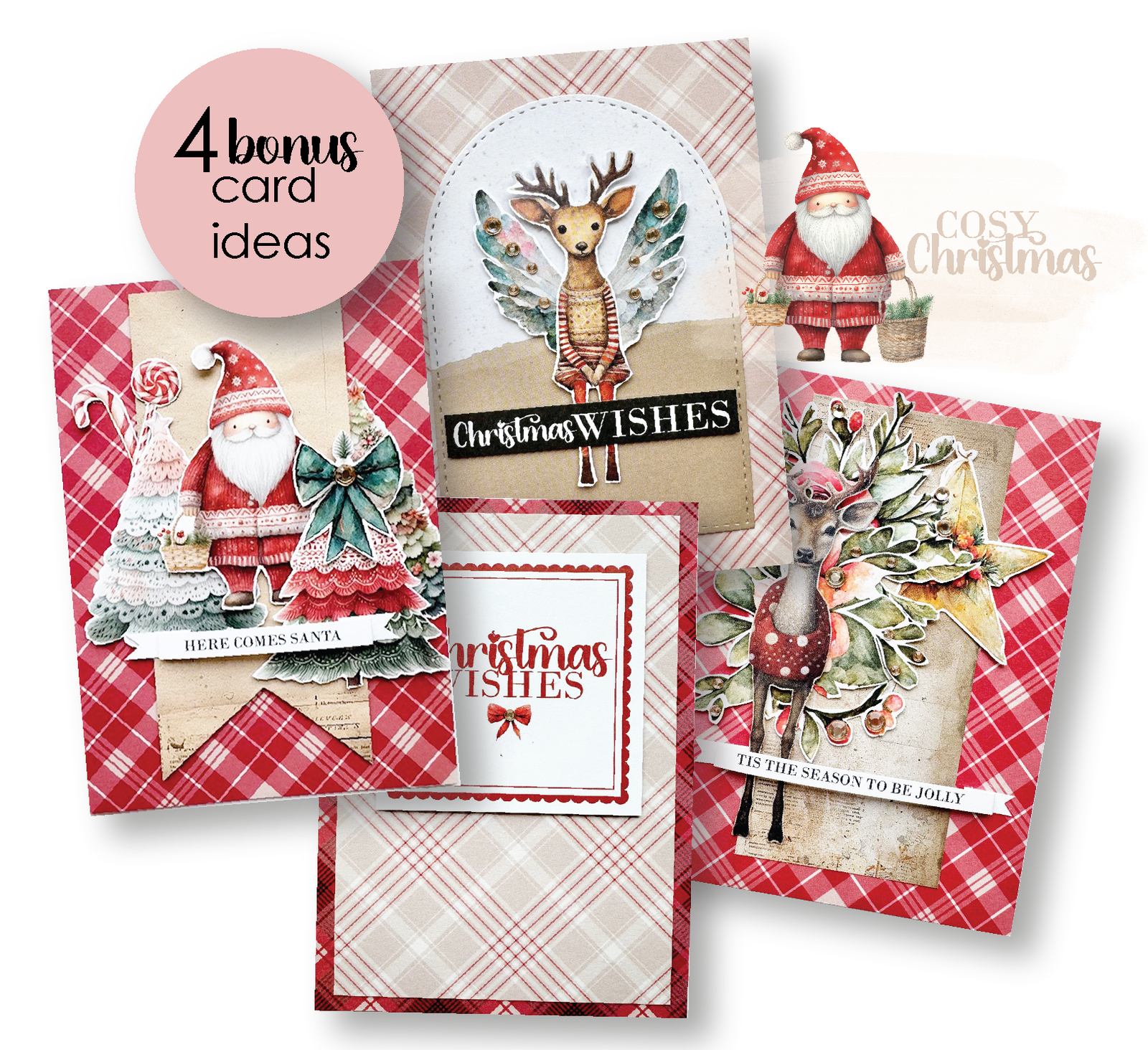 4 Bonus Cards for Cosy Christmas