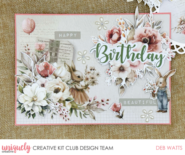 HAPPY BIRTHDAY BEAUTIFUL CARD - DEB WATTS