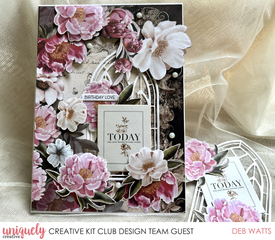 BIRTHDAY LOVE CARD TUTORIAL - DEB WATTS
