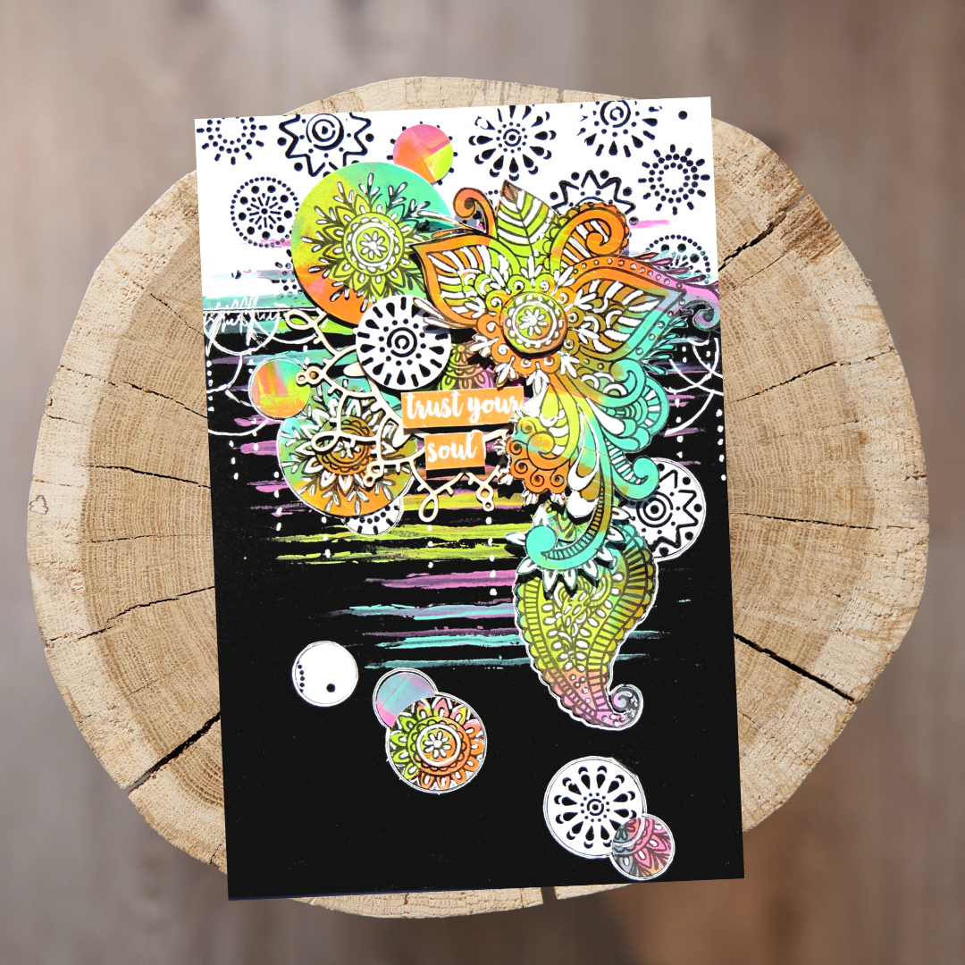 Trust Your Soul Art Journal Page - Elisa Ablett