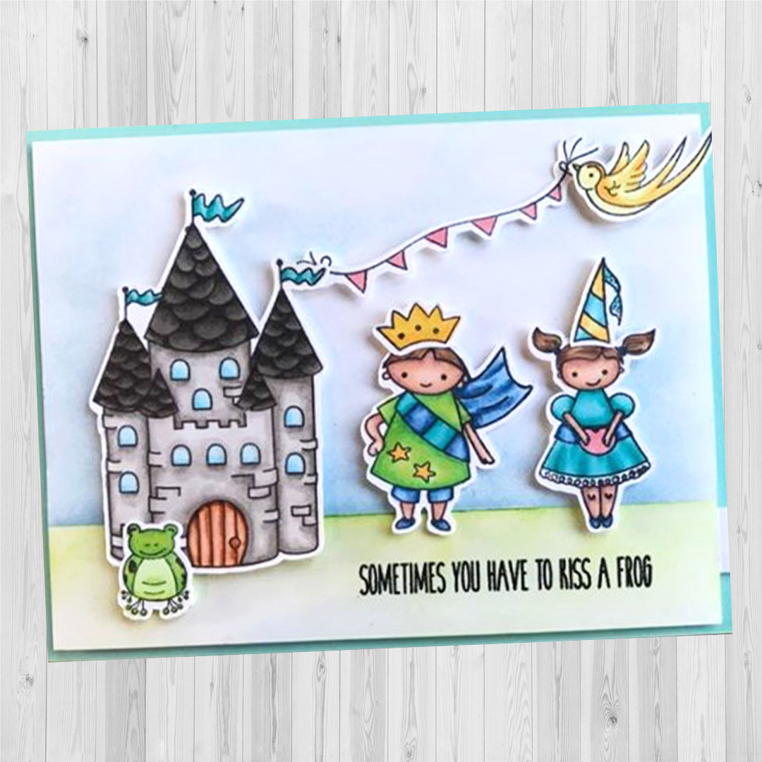 Fairytale Wishes Sliding card with Chick Mitchell