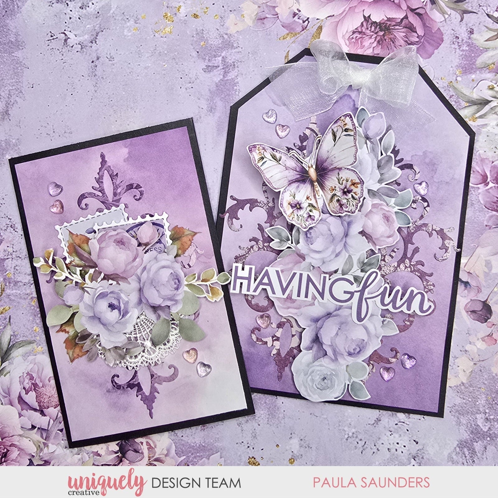 HIDDEN MESSAGE TAG CARD TUTORIAL - PAULA SAUNDERS