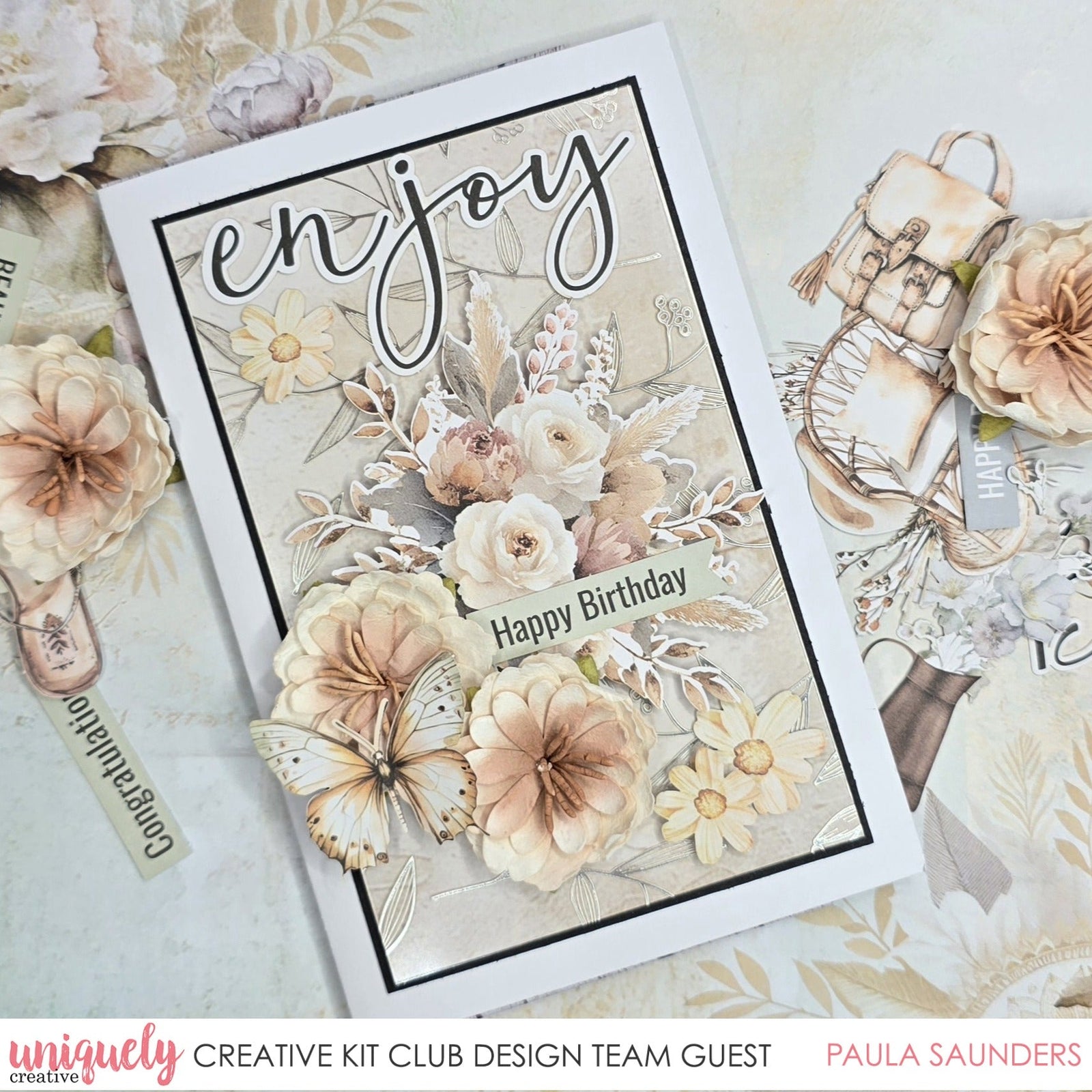 HIDDEN POCKET CARD TUTORIAL - PAULA SAUNDERS
