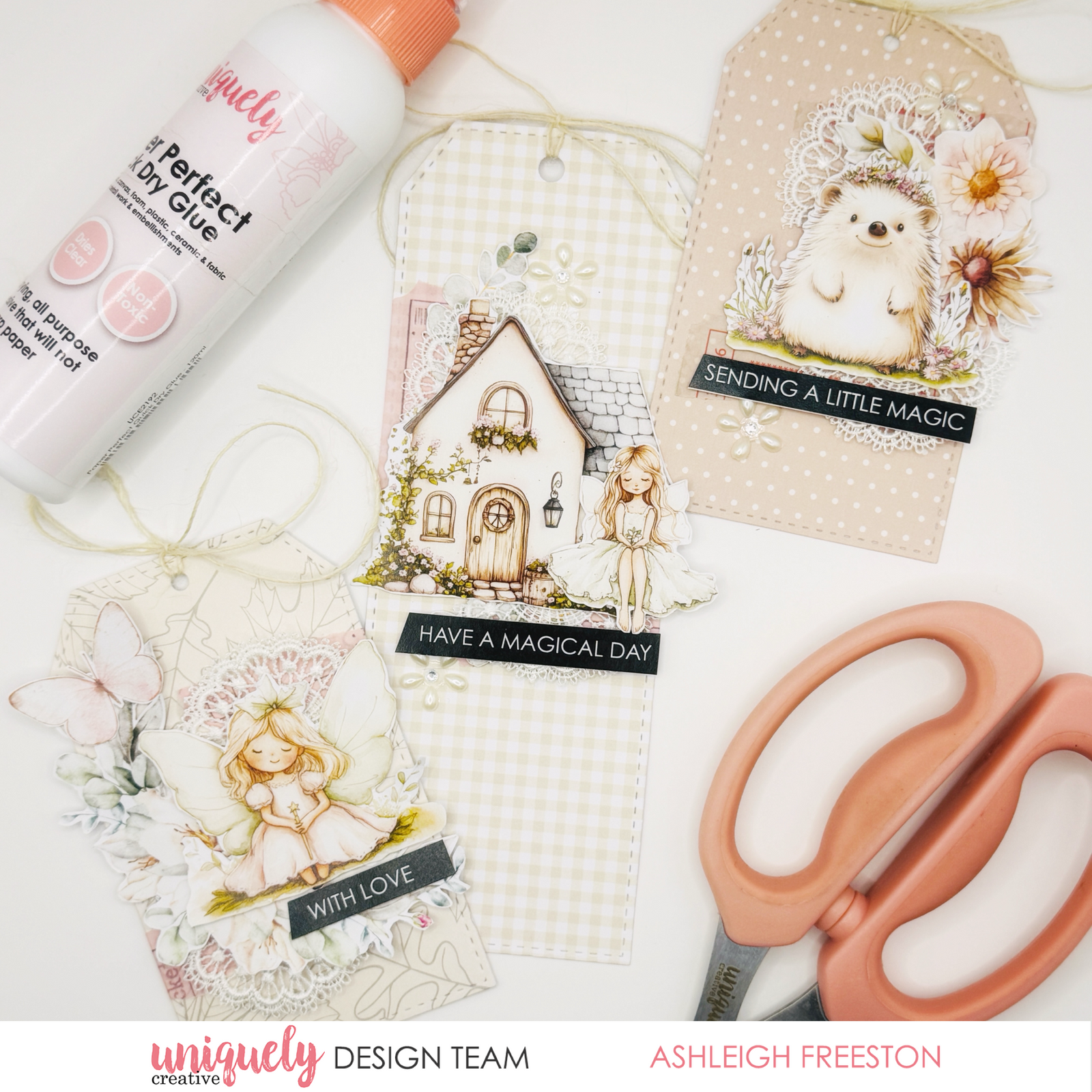 WORLD FUSSY CUTTING DAY TAGS - ASHLEIGH FREESTON