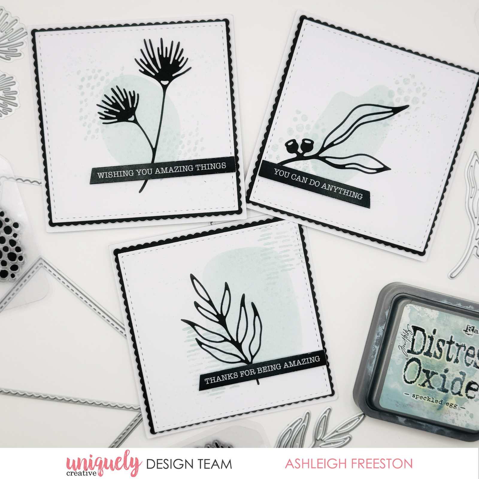 MIXED MEDIA MINI CARDS - ASHLEIGH FREESTON