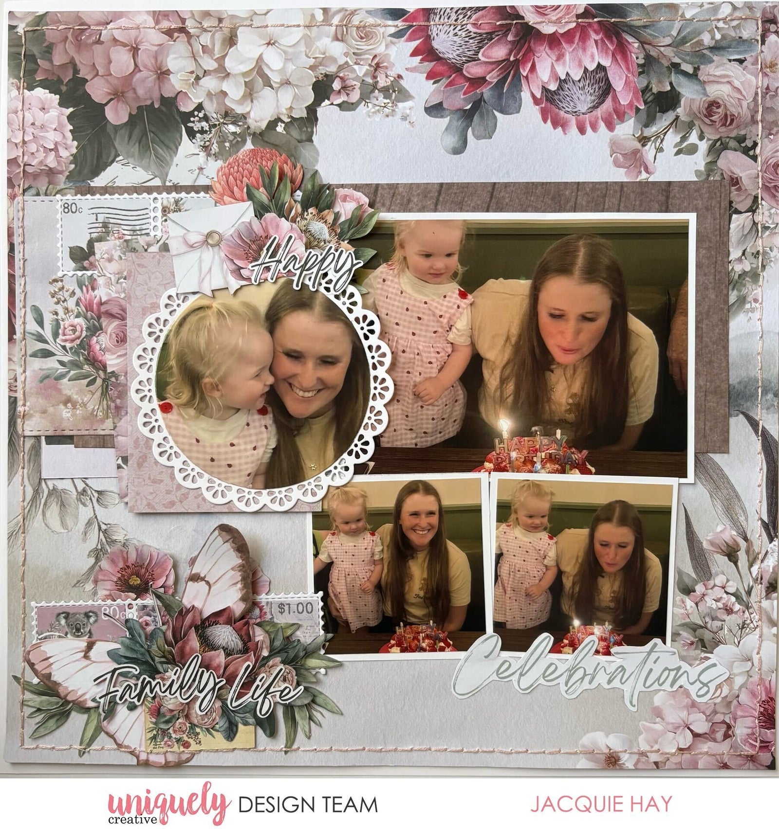 FAMILY LIFE LAYOUT - JACQUIE HAY
