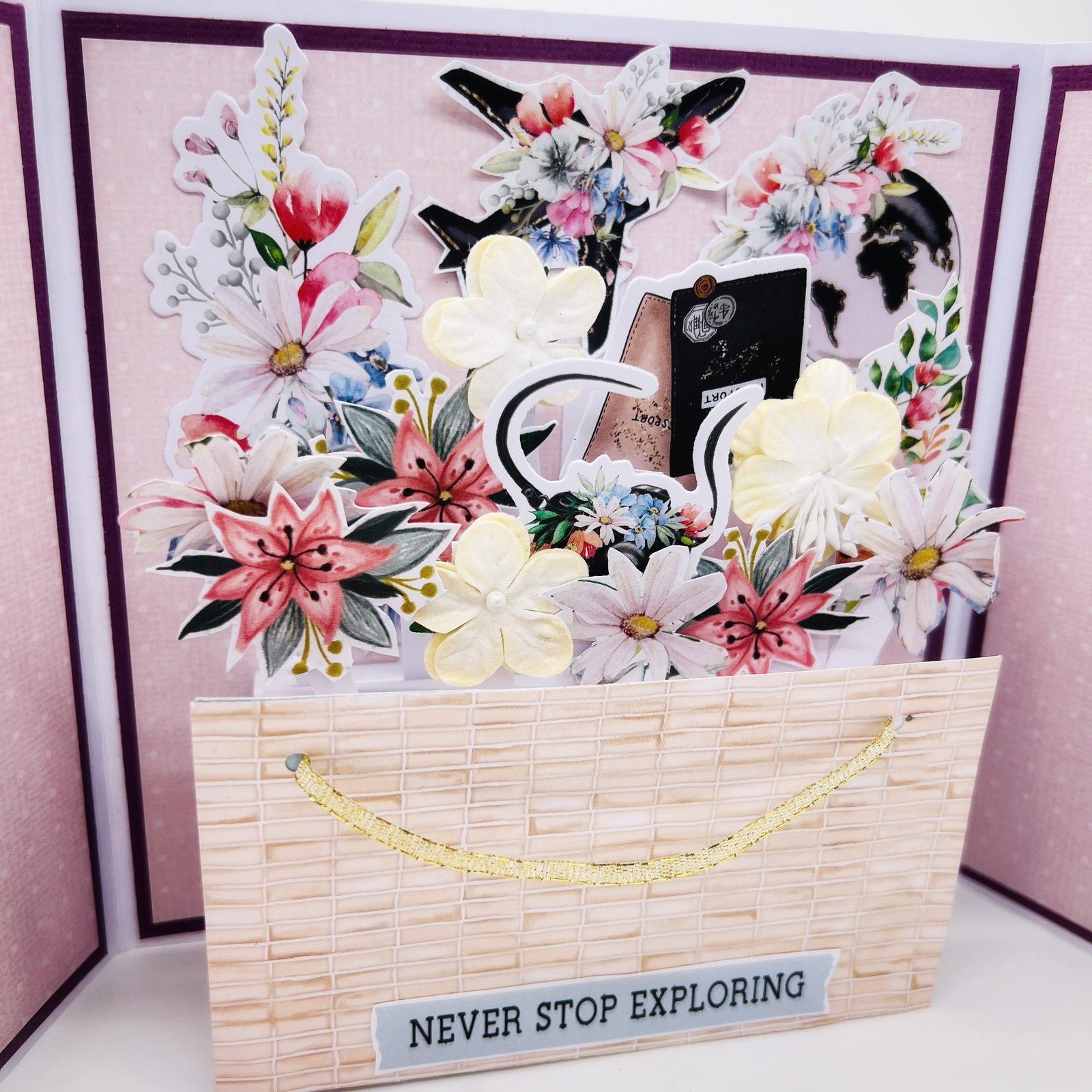 Pull Down Gift Bag Card Tutorial