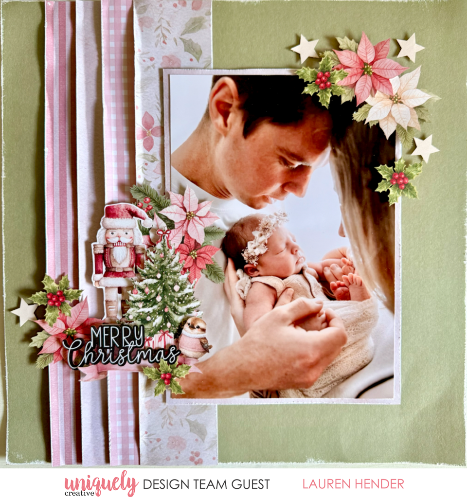 MERRY CHRISTMAS LAYOUT - LAUREN HENDER