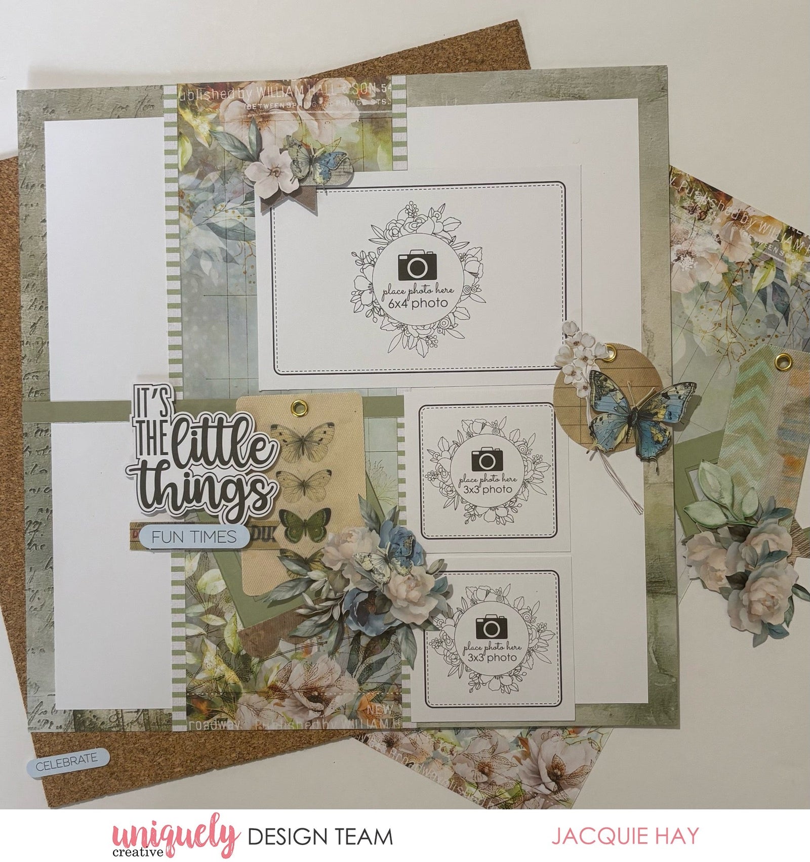 IT'S THE LITTLE THINGS LAYOUT TUTORIAL - JACQUIE HAY