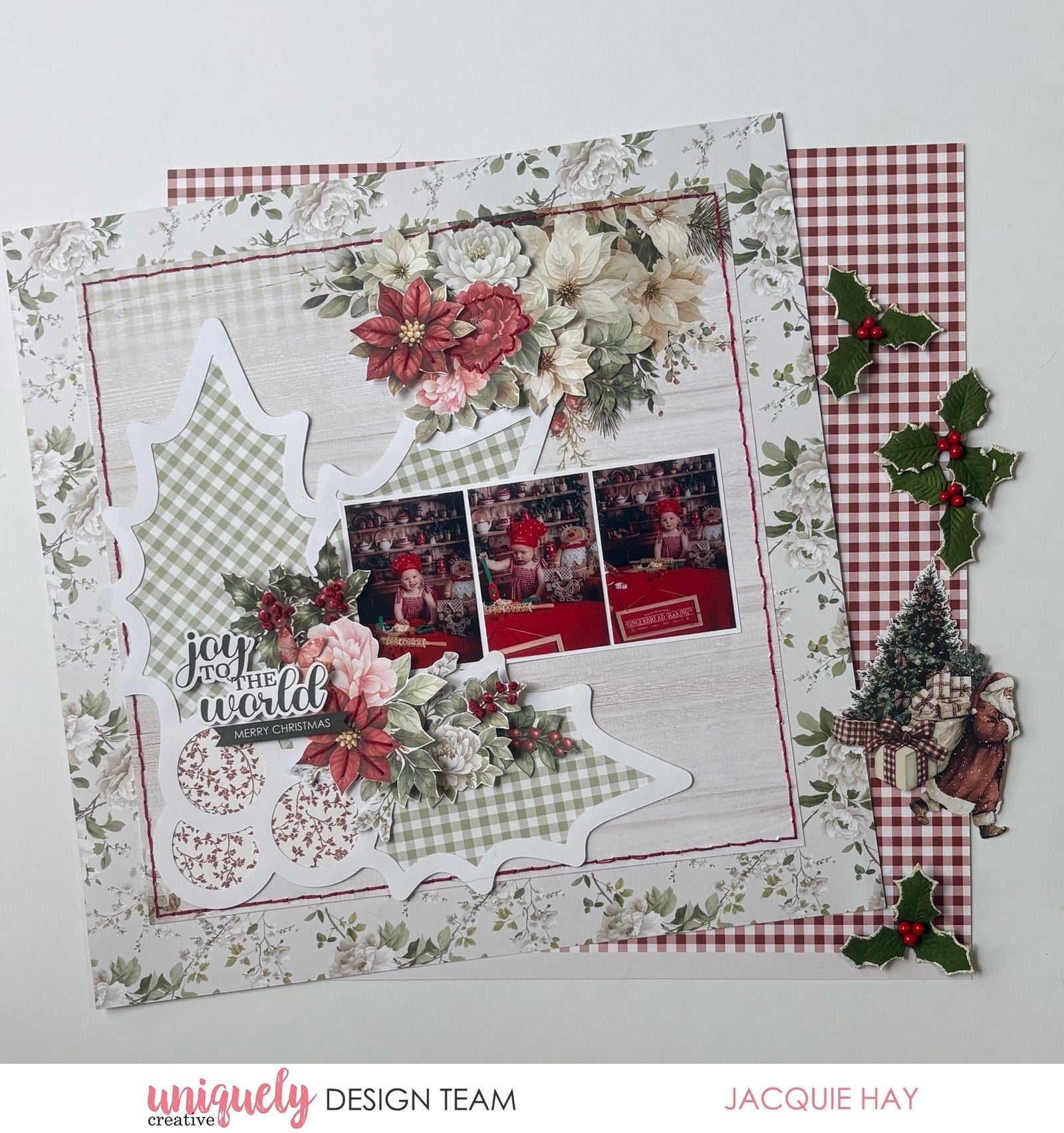 JOY TO THE WORLD LAYOUT TUTORIAL - JACQUIE HAY