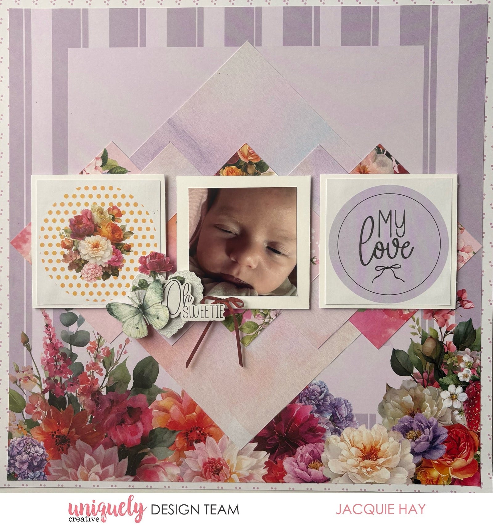 OH MY LOVE LAYOUT TUTORIAL - JACQUIE HAY