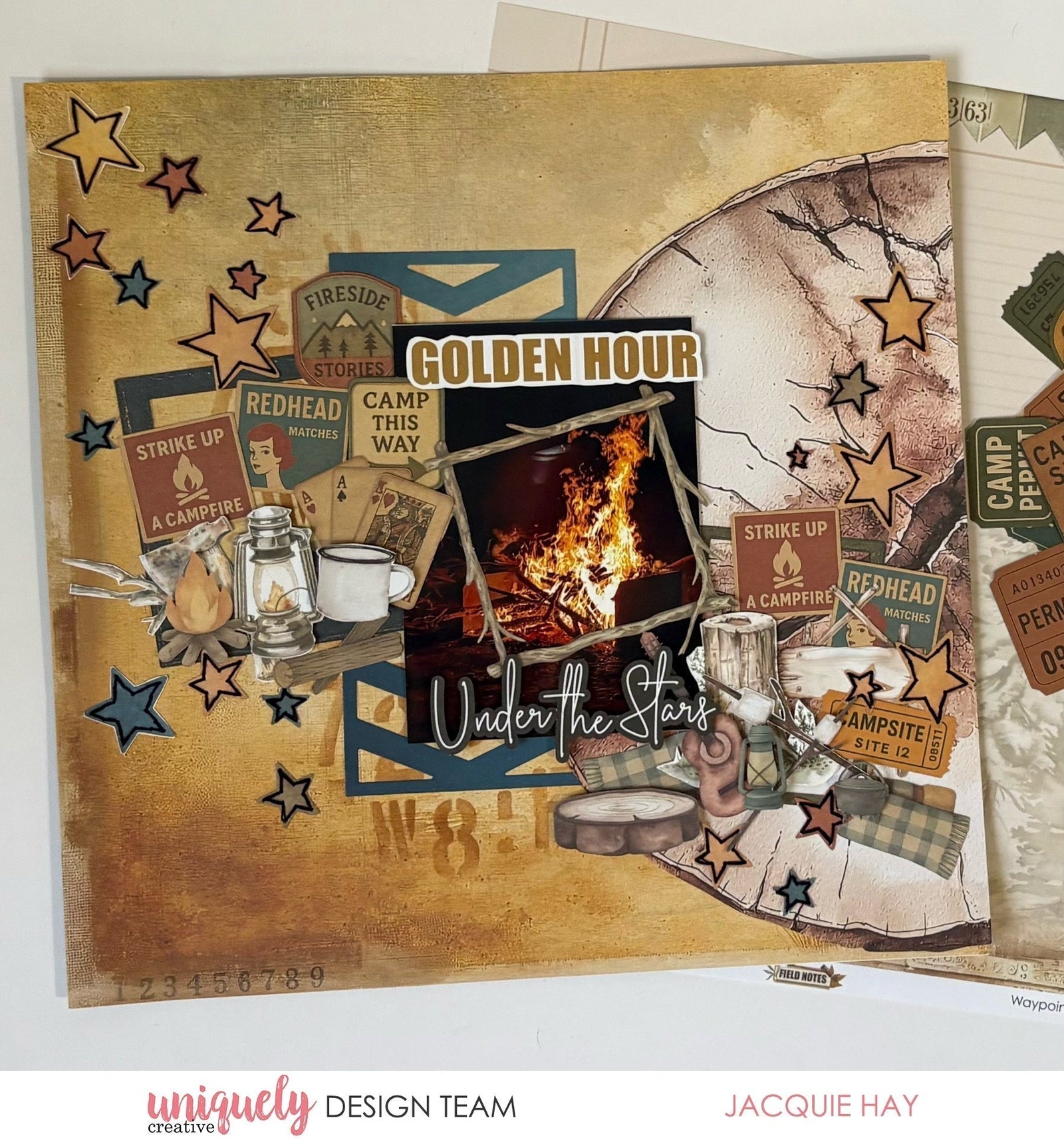 UNDER THE STARS LAYOUT - JACQUIE HAY