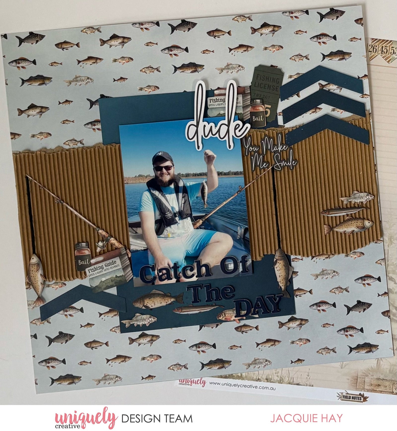 CATCH OF THE DAY LAYOUT - JACQUIE HAY