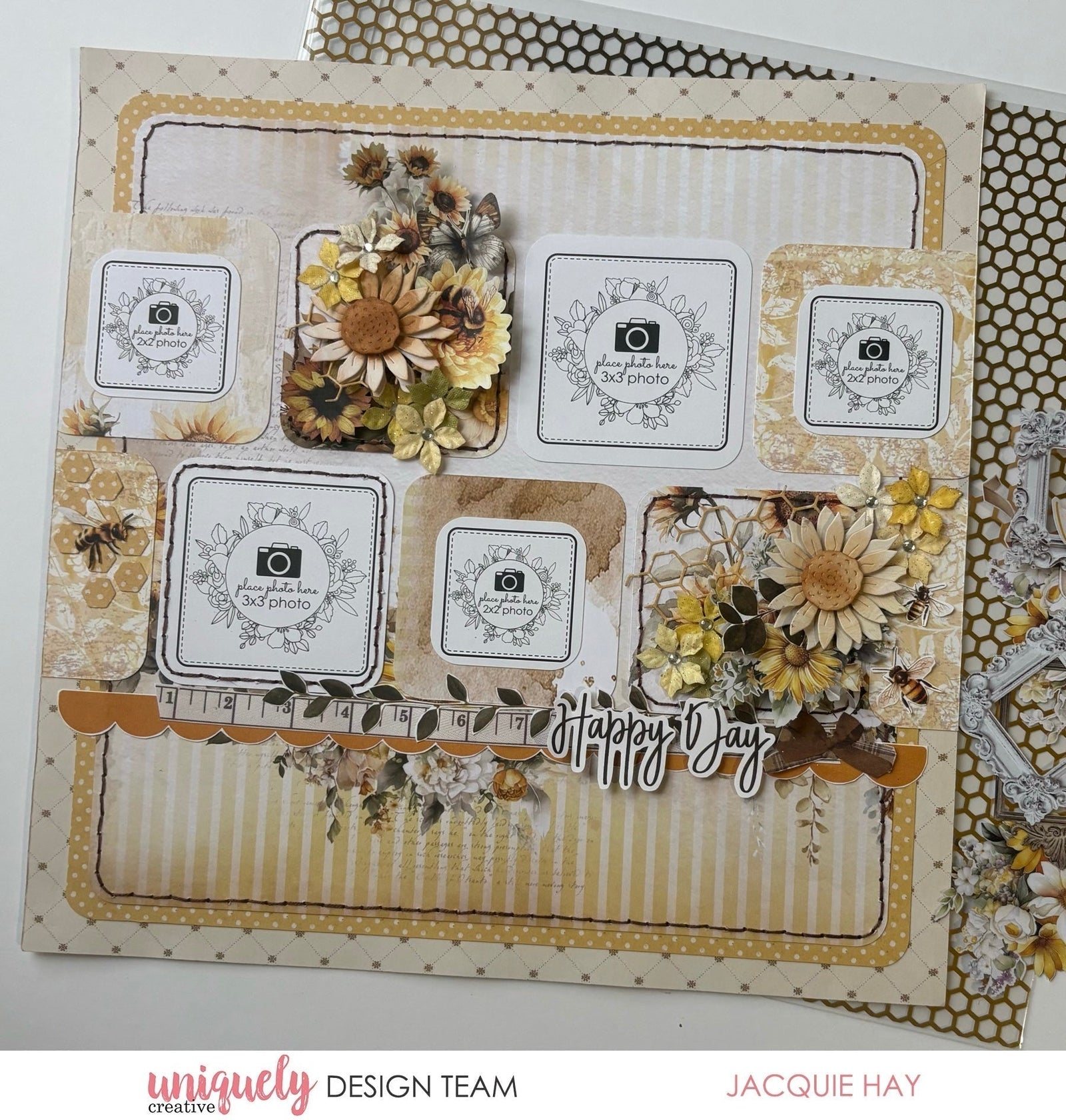 HAPPY DAY LAYOUT TUTORIAL - JACQUIE HAY