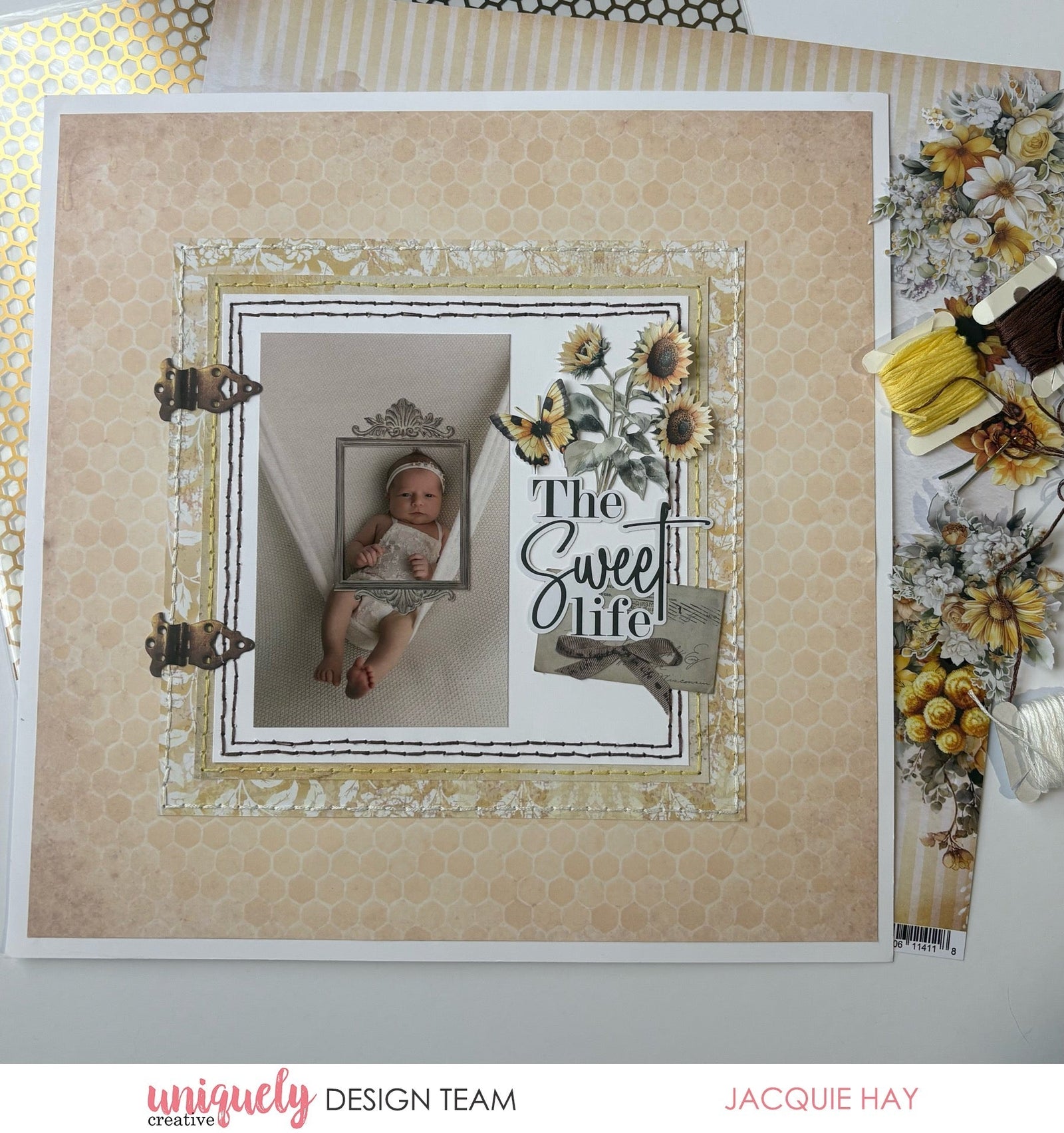THE SWEET LIFE LAYOUT TUTORIAL - JACQUIE HAY